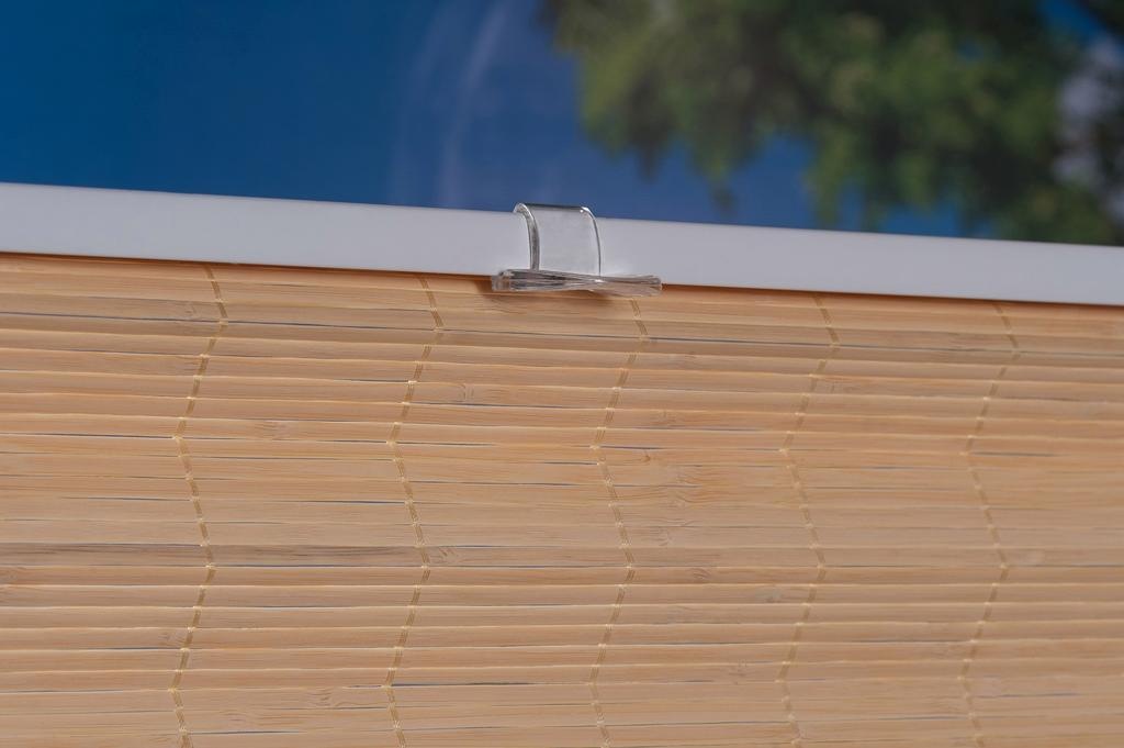 K-HOME Plissee »LUCERA«, Lichtschutz, ohne Bohren, verspannt, BAMBUS-Plissee