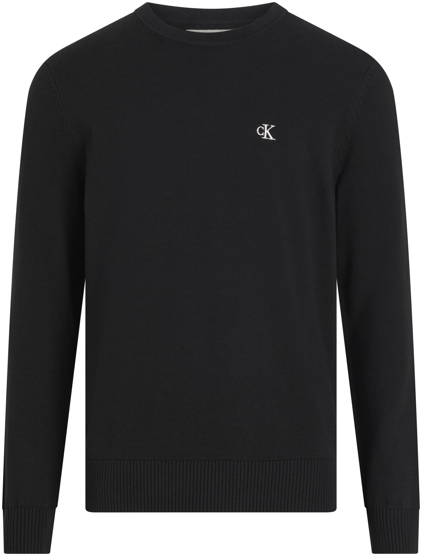 Calvin Klein Jeans Rundhalspullover »MODERN CREW NECK SWEATER«, Logodruck, Rundhals
