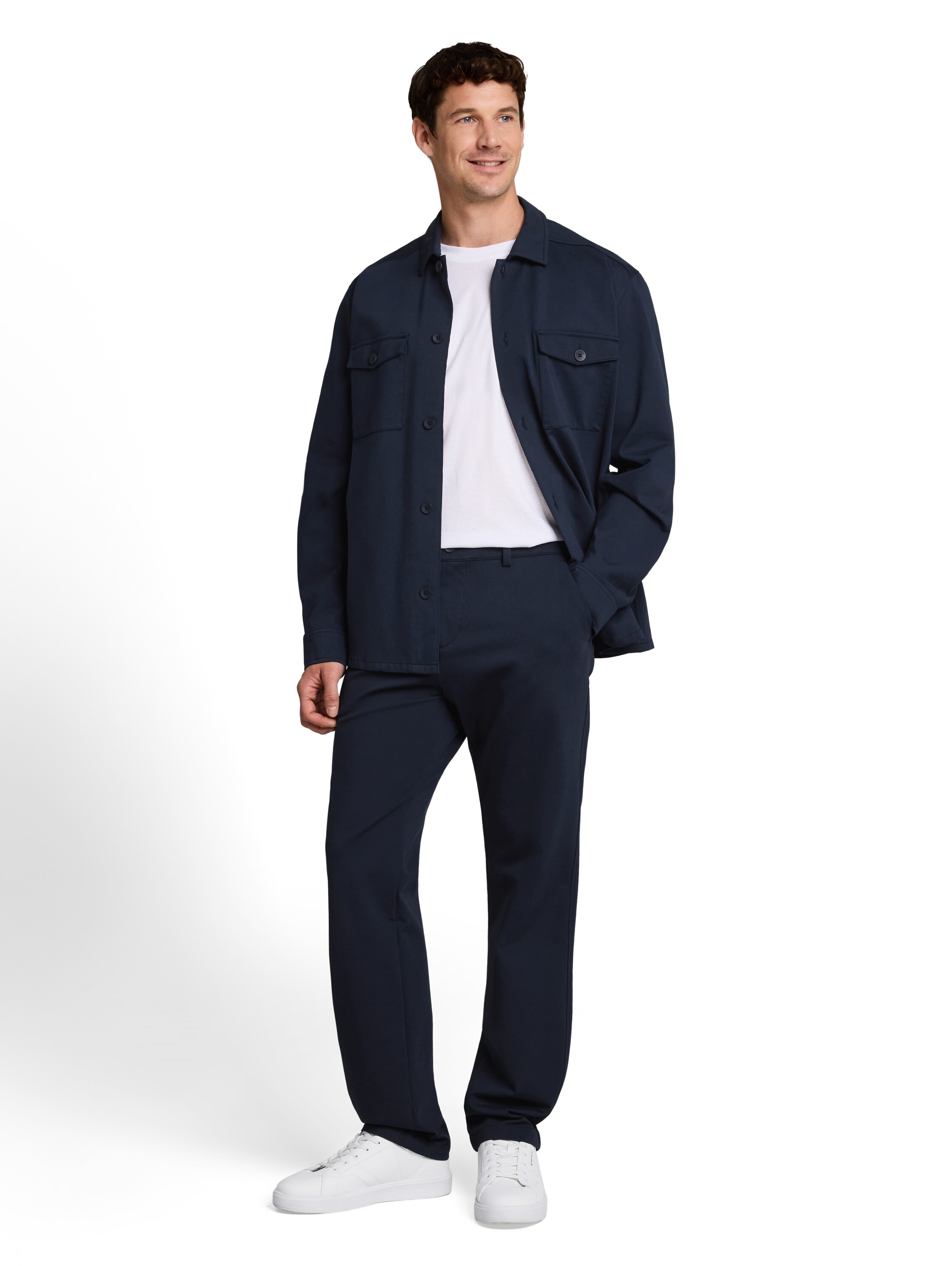 TOM TAILOR Stoffhose »TTRUPERT REGULAR«  mit weitem Bein / Stretch