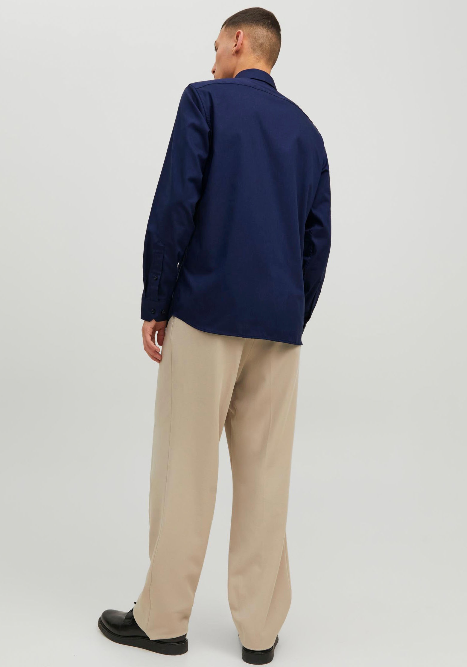 Jack & Jones Langarmhemd »JPRBLAPARKER SHIRT L/S«, mit Hemdkragen