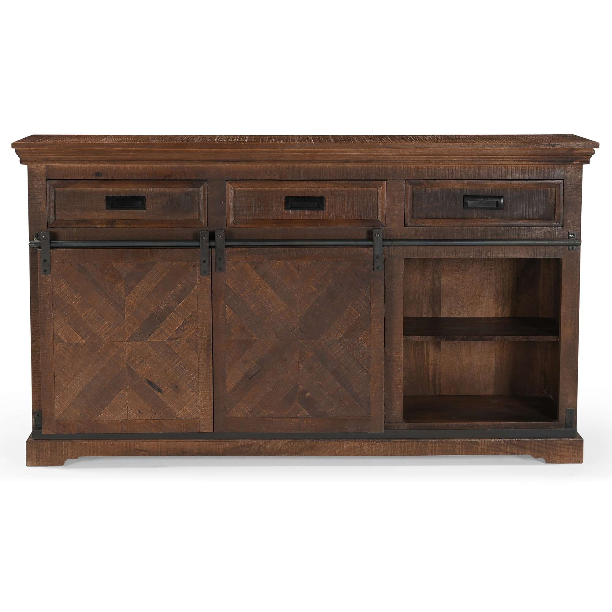 Home affaire Sideboard »Don Barn« mit 2 Schiebetüren, handgefertigt, Unika-Möbel, Breite 160 cm