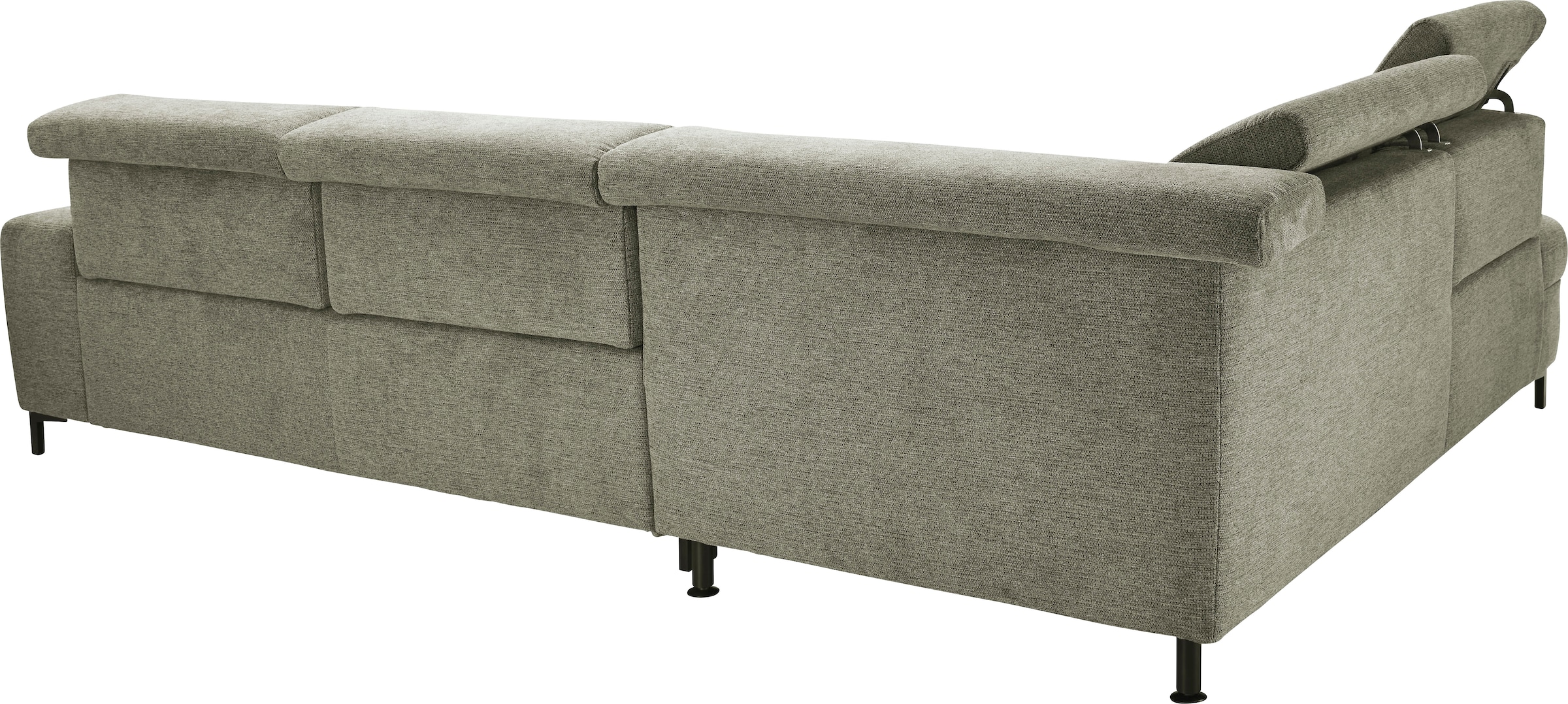 set one by Musterring Ecksofa »SO 3400 Sitzhöhe 47cm oder 49cm, Sitztiefe verstellbar, B/T 317/220 cm«, Kaltschaumpolsterung, Flachgewebe, whlw. mit weiteren Funktionen
