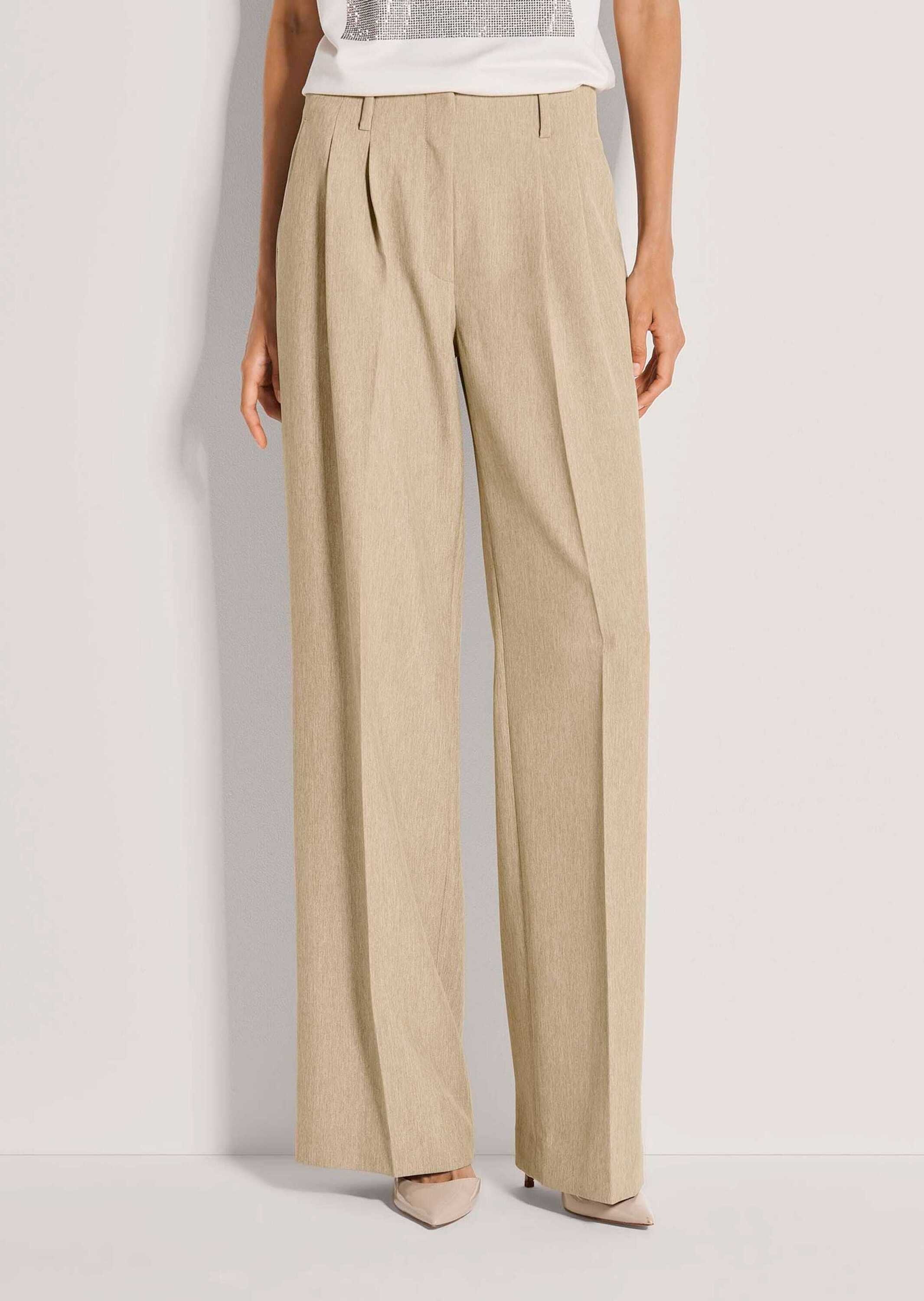 MADELEINE Stoffhose »Bundfaltenhose Sommerhose mit Bügelfalten«