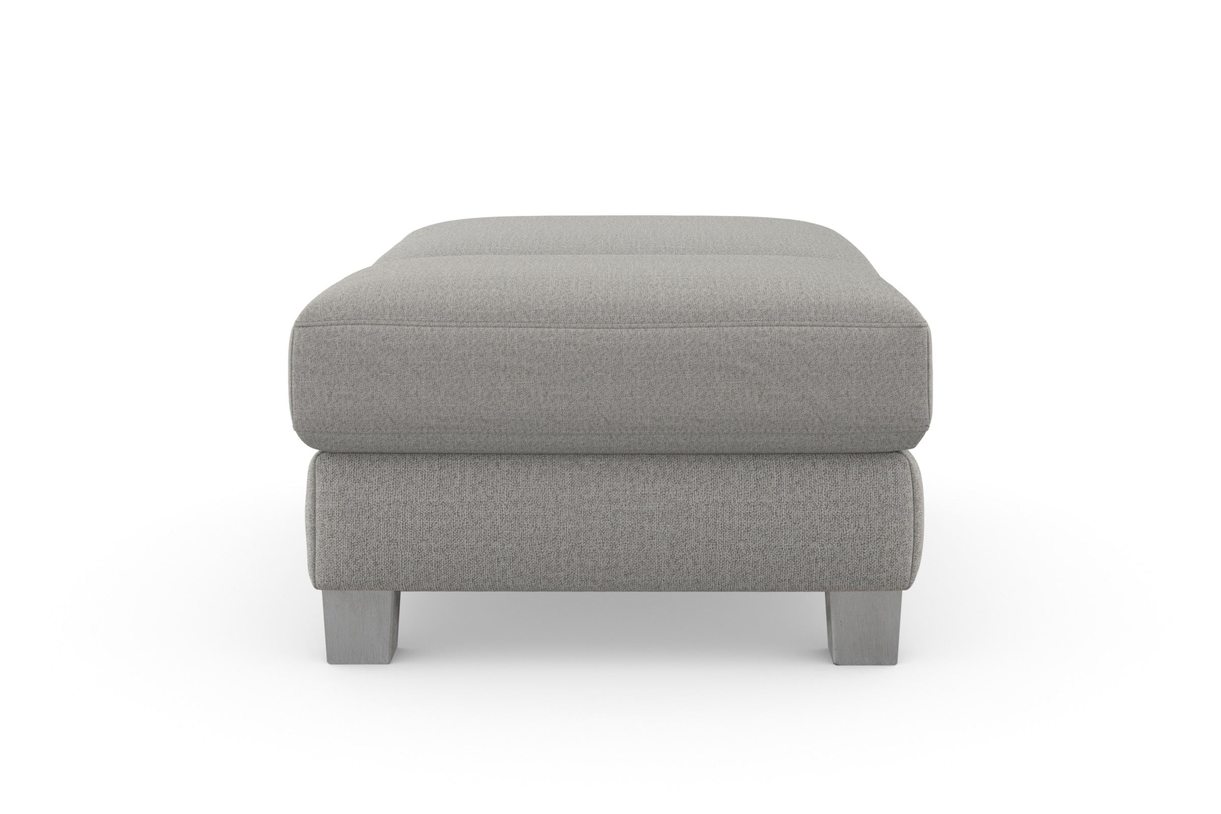 sit&more Polsterhocker »Dundee«, mit Klappfunktion, Federkern und hochwertigen Edelstahlfüßen