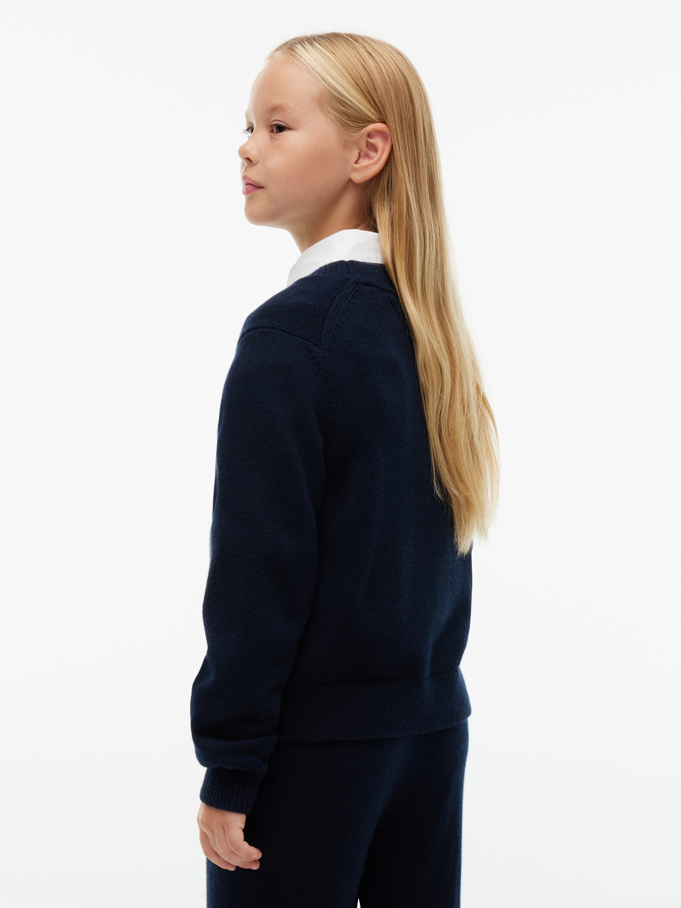 Tommy Hilfiger Strickpullover mit Wolle, Regular Fit, Kinder bis 16 Jahre