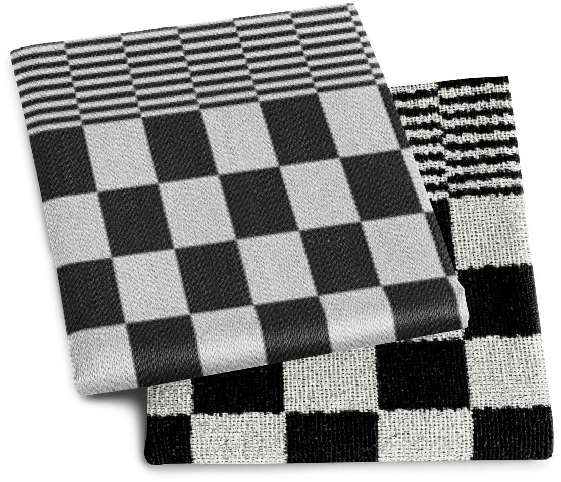 DDDDD Geschirrtuch »DDDDD Küchentuch BBQ 50 x 55 (6er-Pack)« schnell trocknend, 100% Baumwolle, kariert