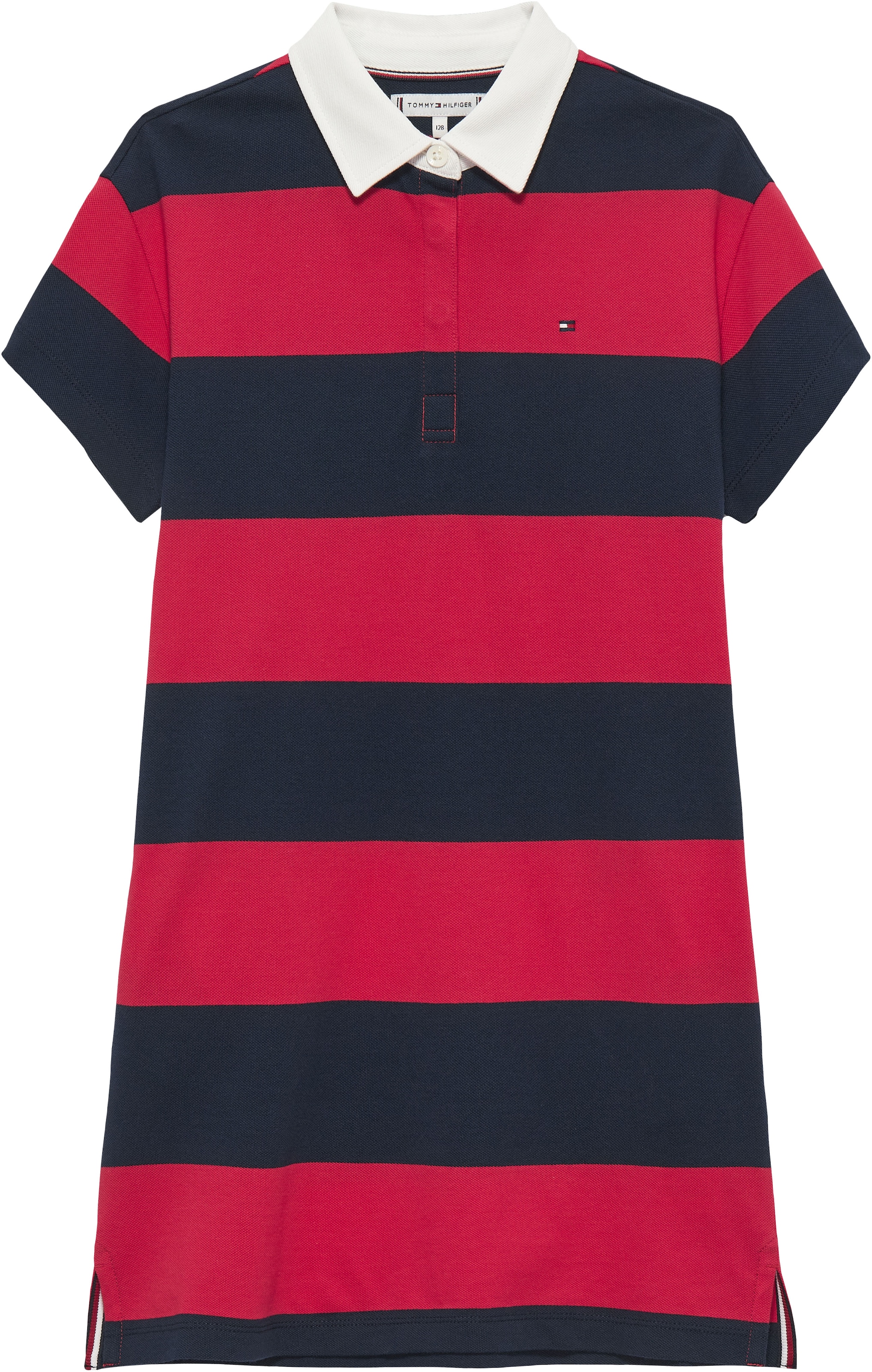 Tommy Hilfiger Polokleid »RUGBY POLO DRESS SHORT SLEEVE« Kinder bis 16 Jahre, Baumwoll-Piqué, regular fit