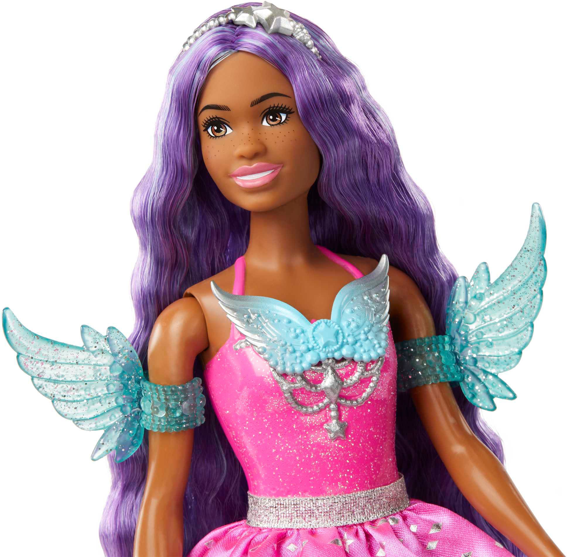 Barbie Anziehpuppe »Ein verborgener Zauber, Brooklyn-Puppe mit zwei märchenhaften Tieren«