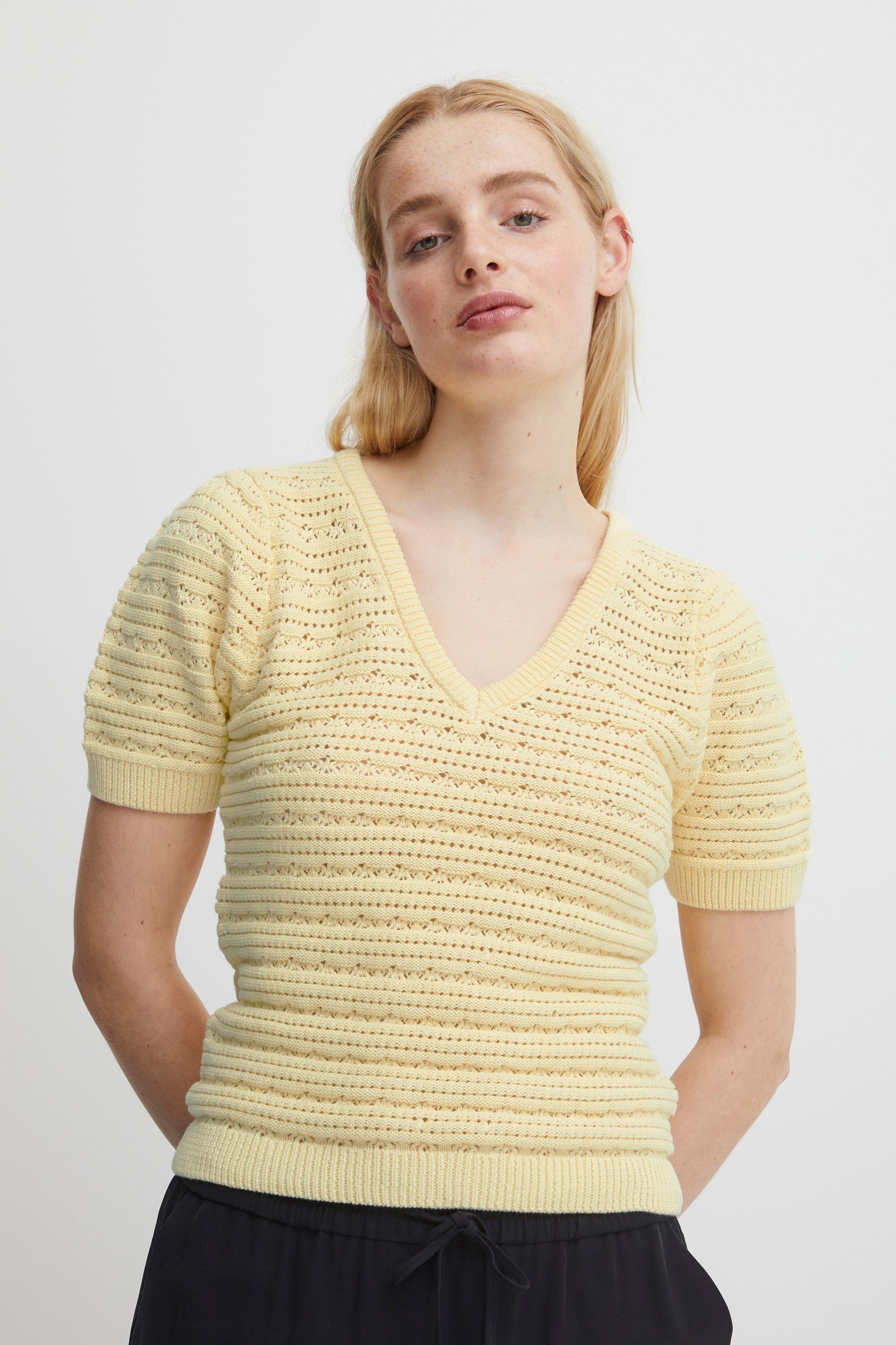 Ichi Strickfleece-Pullover »Strickpullover IHMarion«