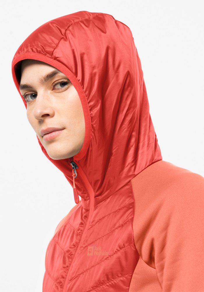 Jack Wolfskin Hybridjacke »ROUTEBURN PRO HYBRID W«, mit Kapuze