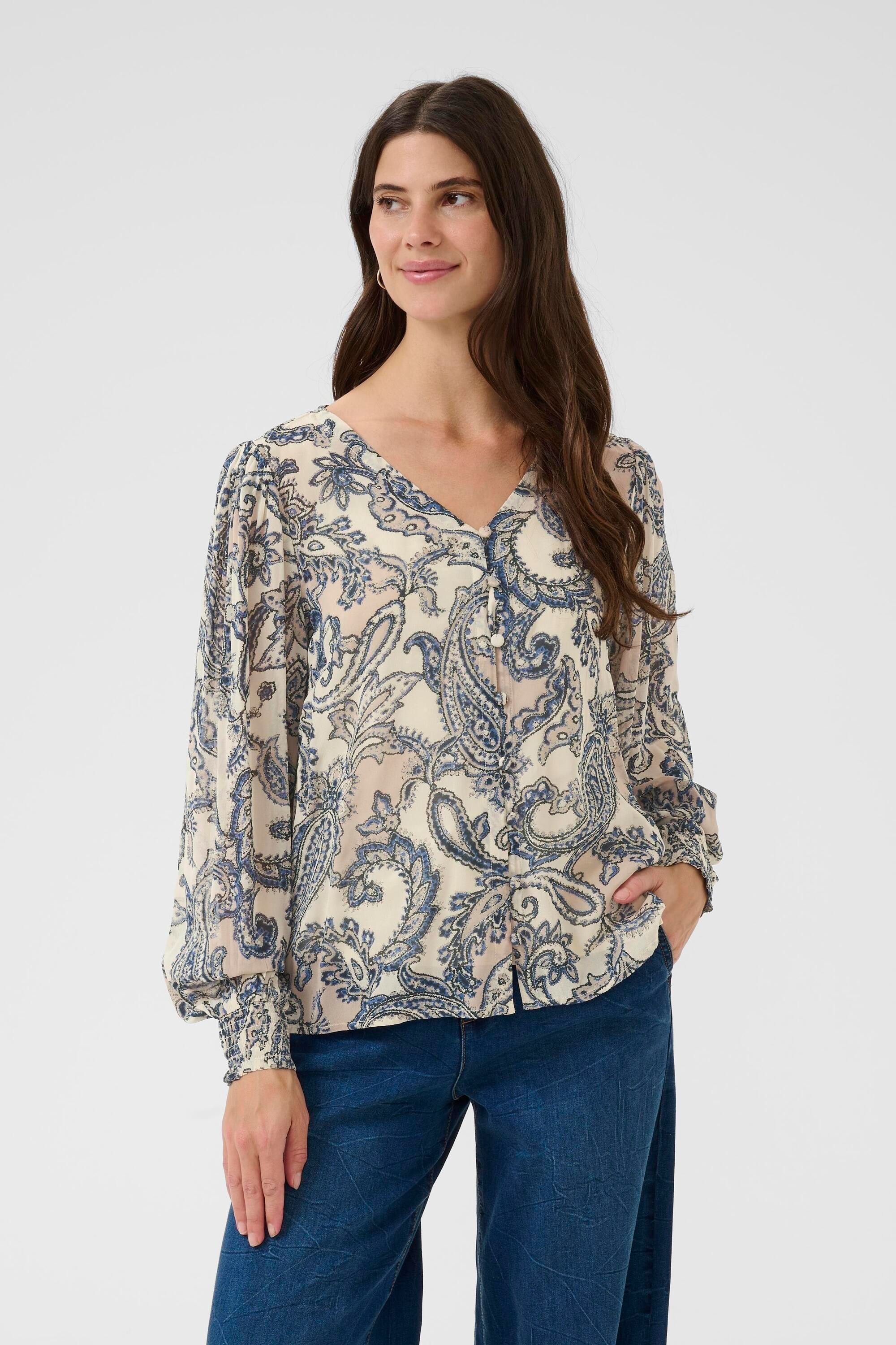 Cream Langarmbluse »Damen Bluse langarm CRBea«