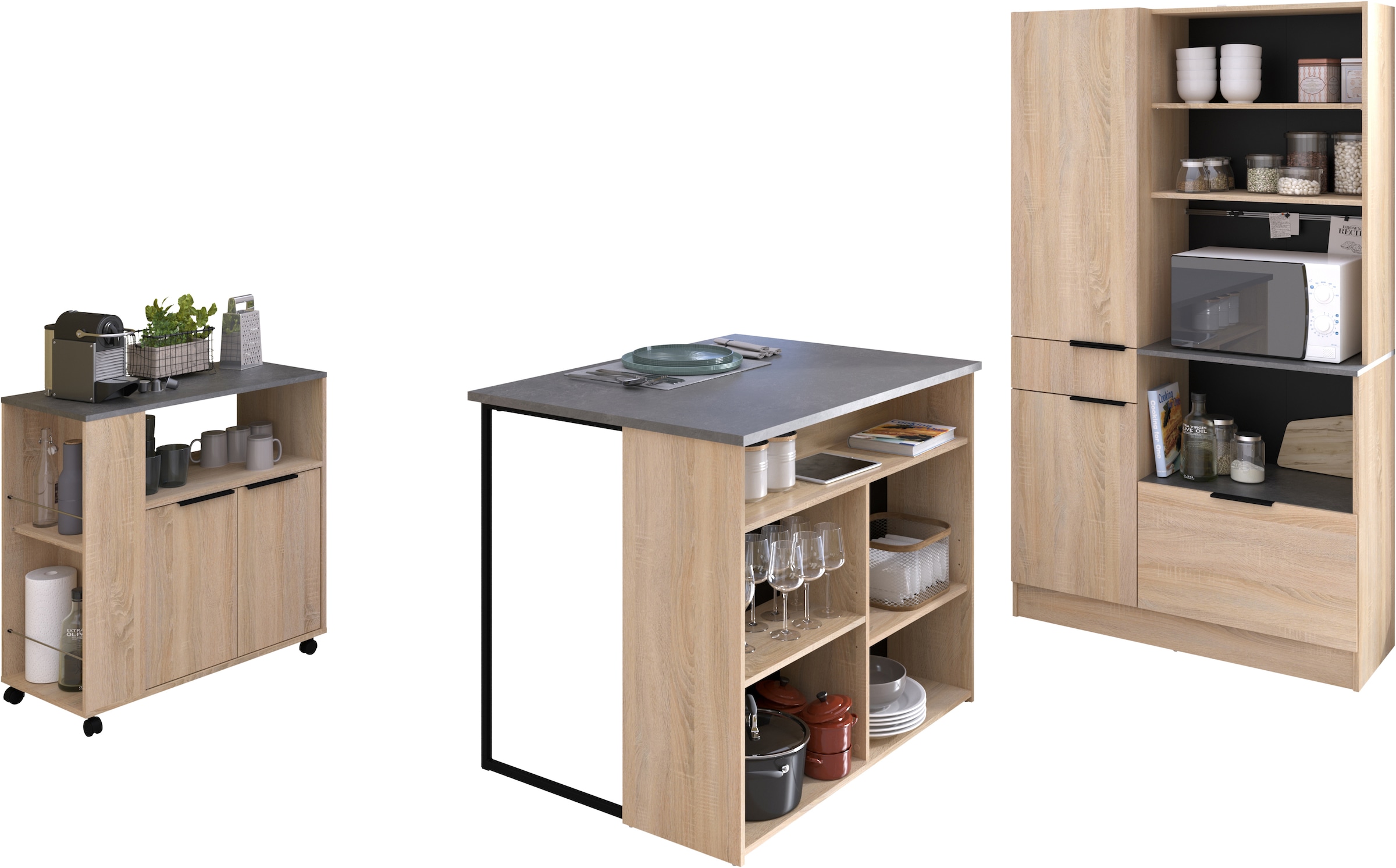 Schrank-Set »Fumay 3«, (Set, 3 St., 3-teilig)