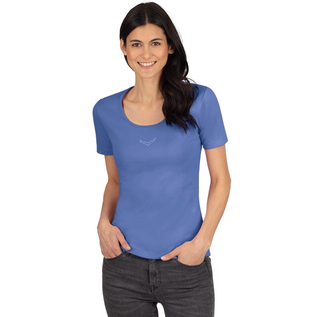 Trigema T-Shirt »TRIGEMA T-Shirt mit Kristallsteinen« kaufen im OTTO Online  Shop