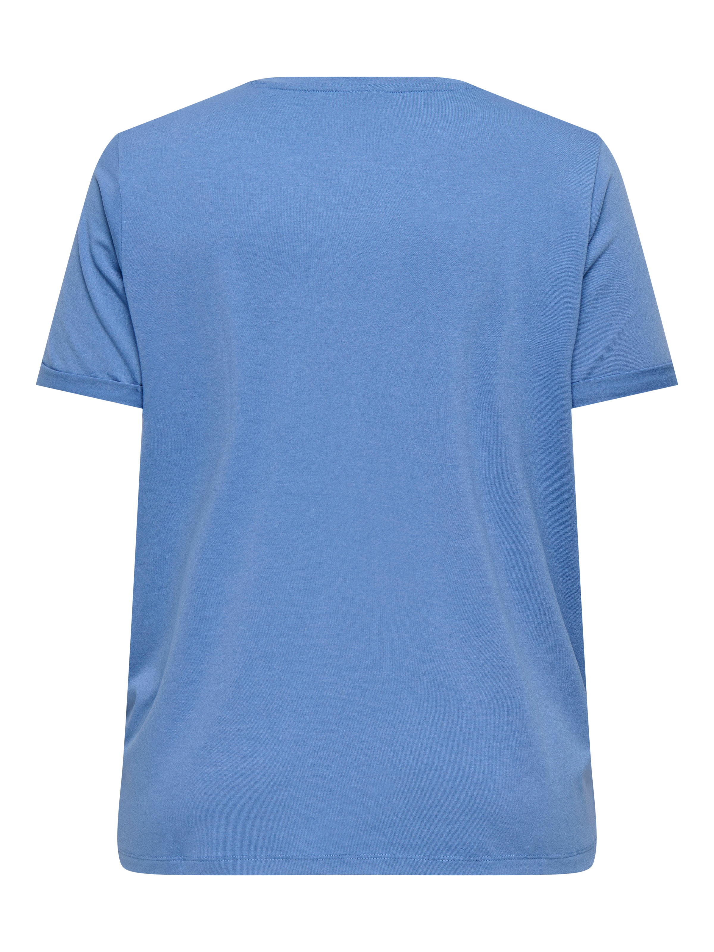 ONLY CARMAKOMA Kurzarmshirt »CARMOSTER S/S FOLD UP TOP JRS NOOS«