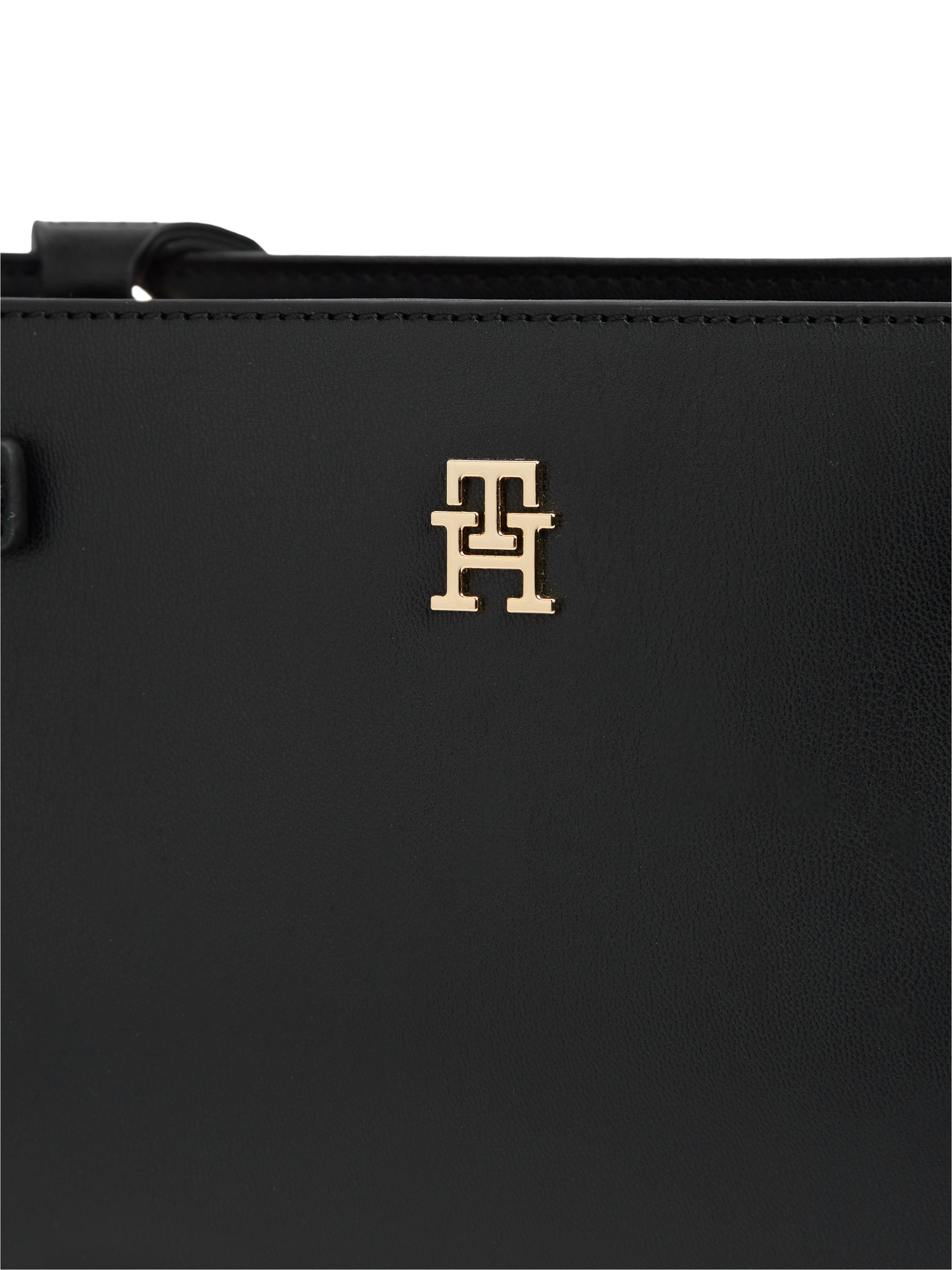 Tommy Hilfiger Mini Bag »TH JOY CROSSOVER« Damen Schultertasche, Umhängetasche mit goldfarbenem TH-Logo