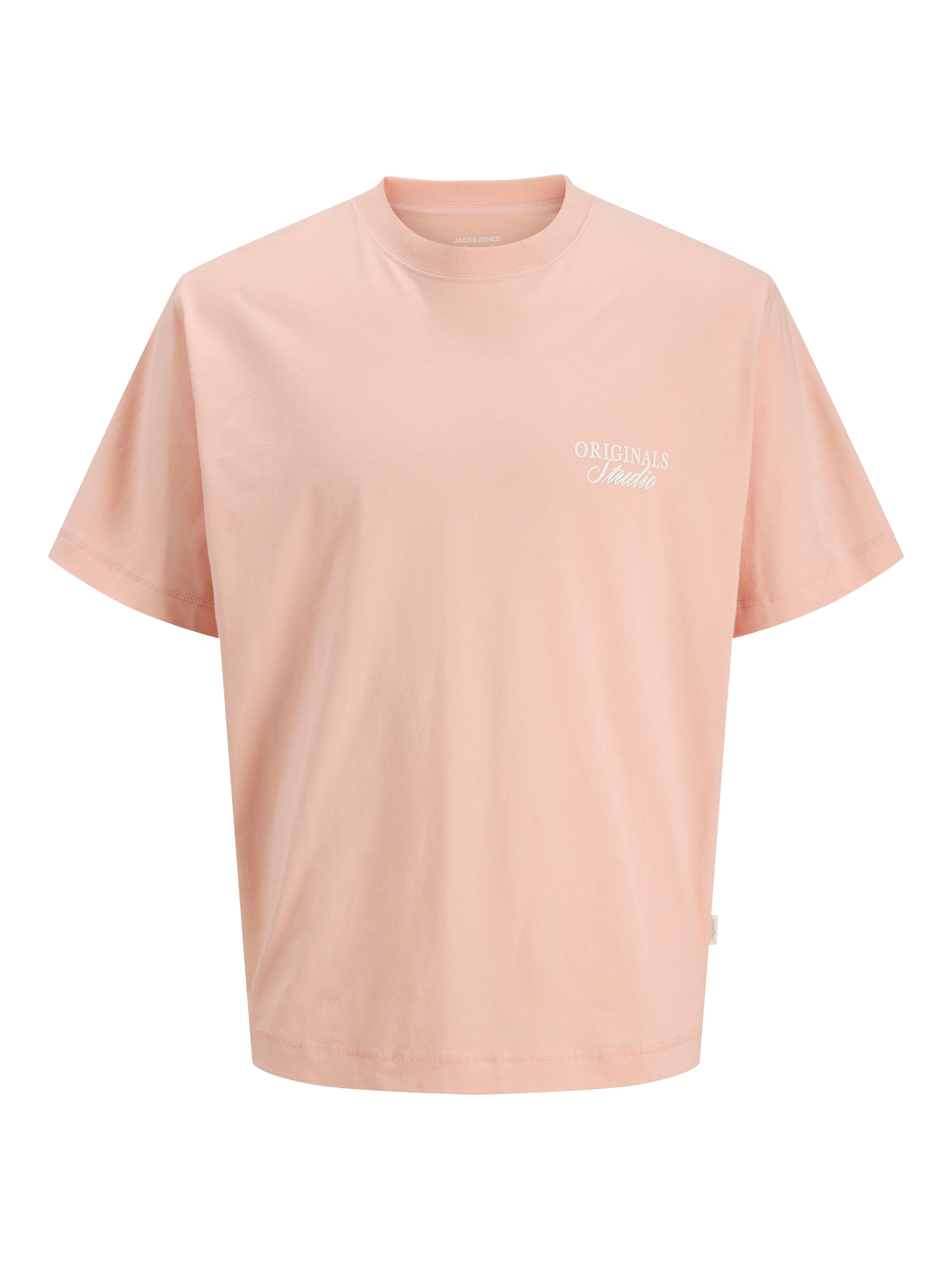 Jack & Jones Kurzarmshirt »JORNORREBRO TYPO TEE SS CREW NECK NOOS« Baumwolle, relaxed fit