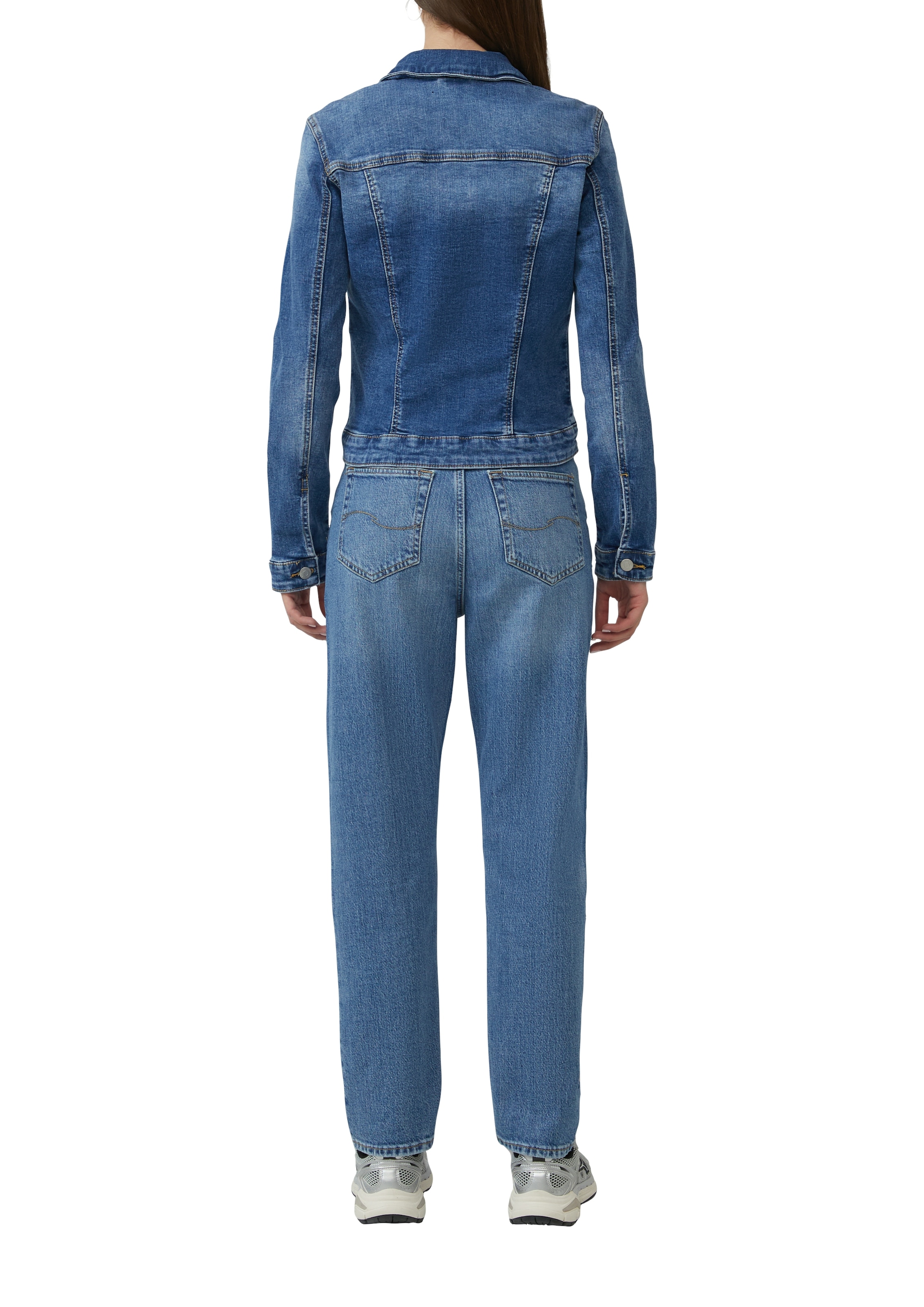 QS Jeansjacke, ohne Kapuze, mit Stretch