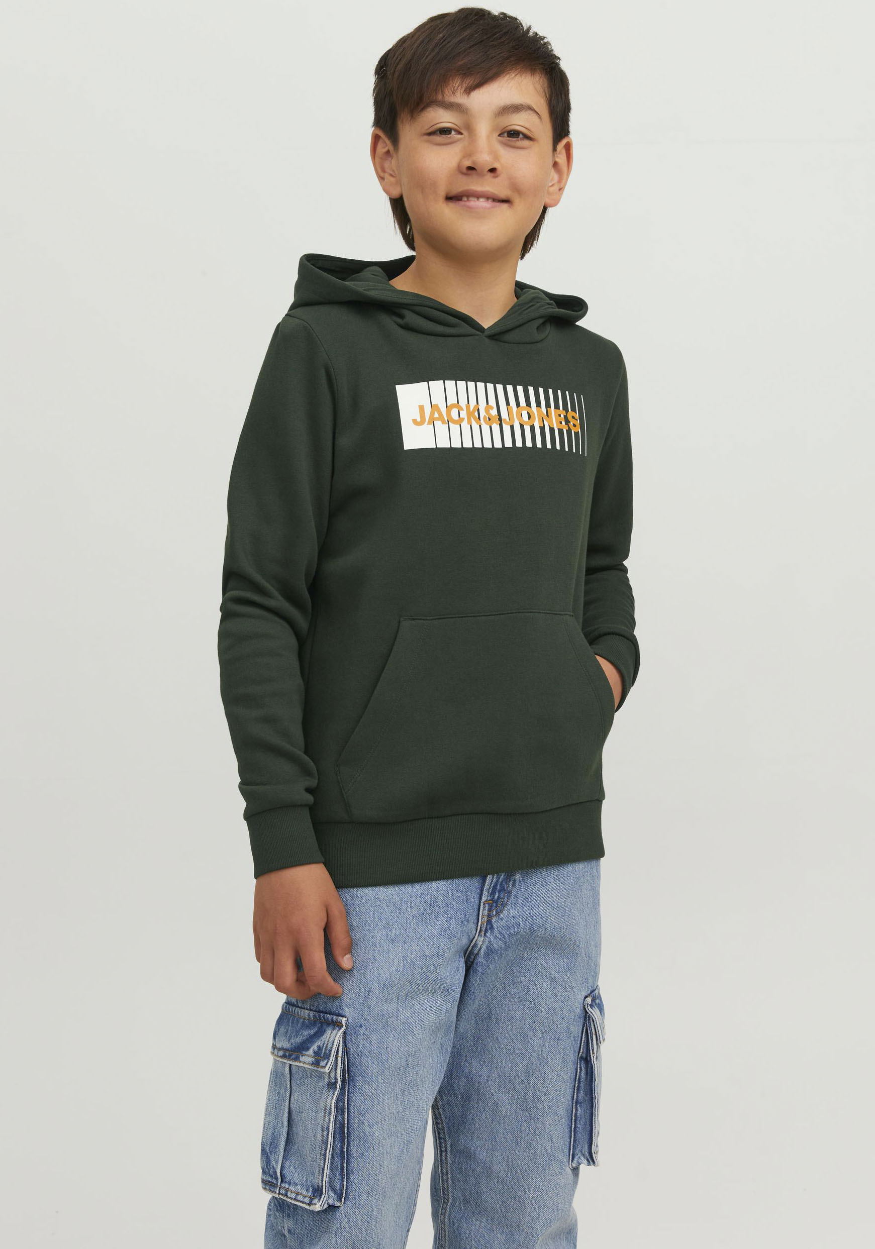 Hoodie »JJECORP LOGO SWEAT HOOD PLAY NOOS JNR«