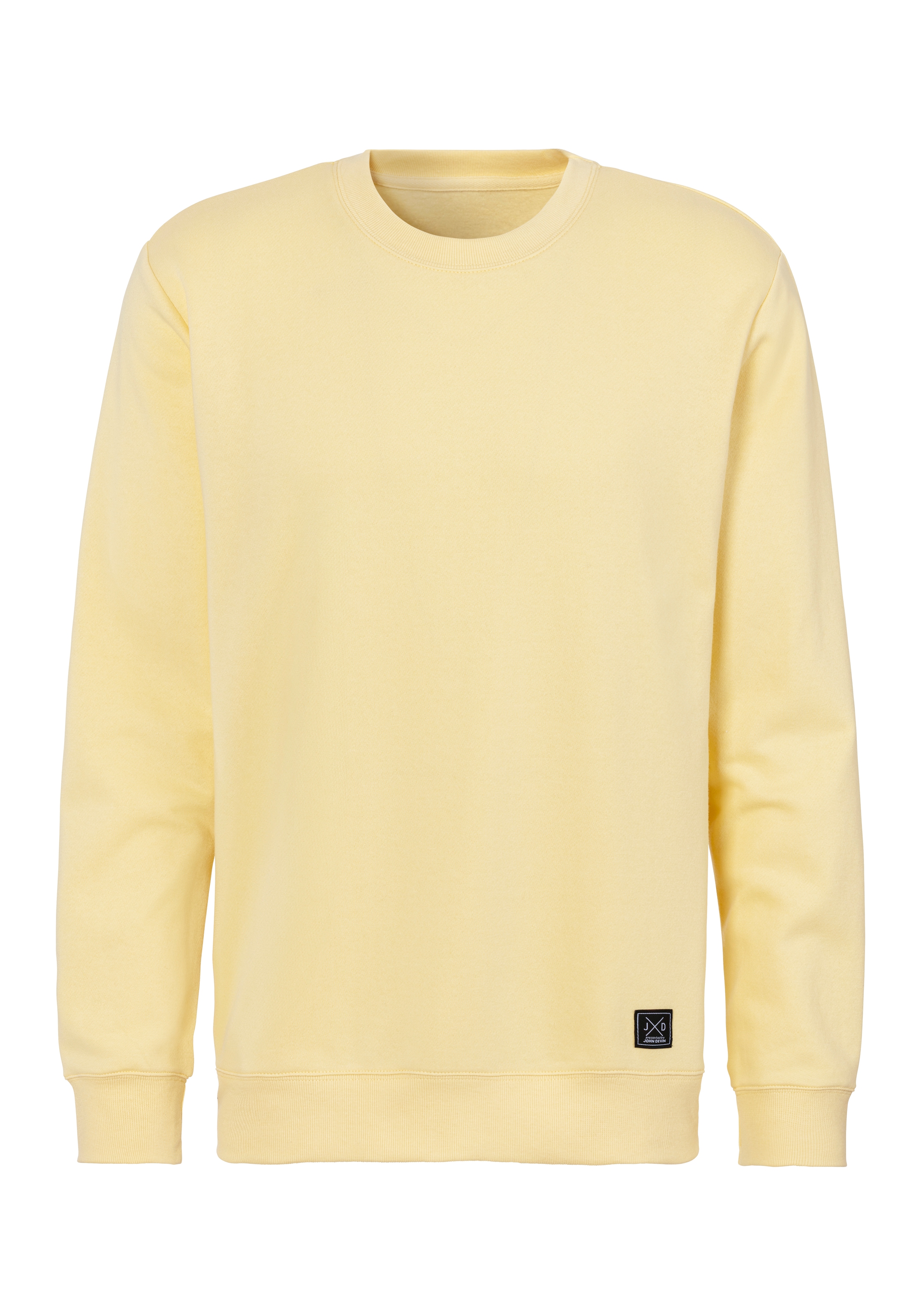 John Devin Sweatshirt, Langarm, Sweatshirt mit Rundhals, Baumwollmischung