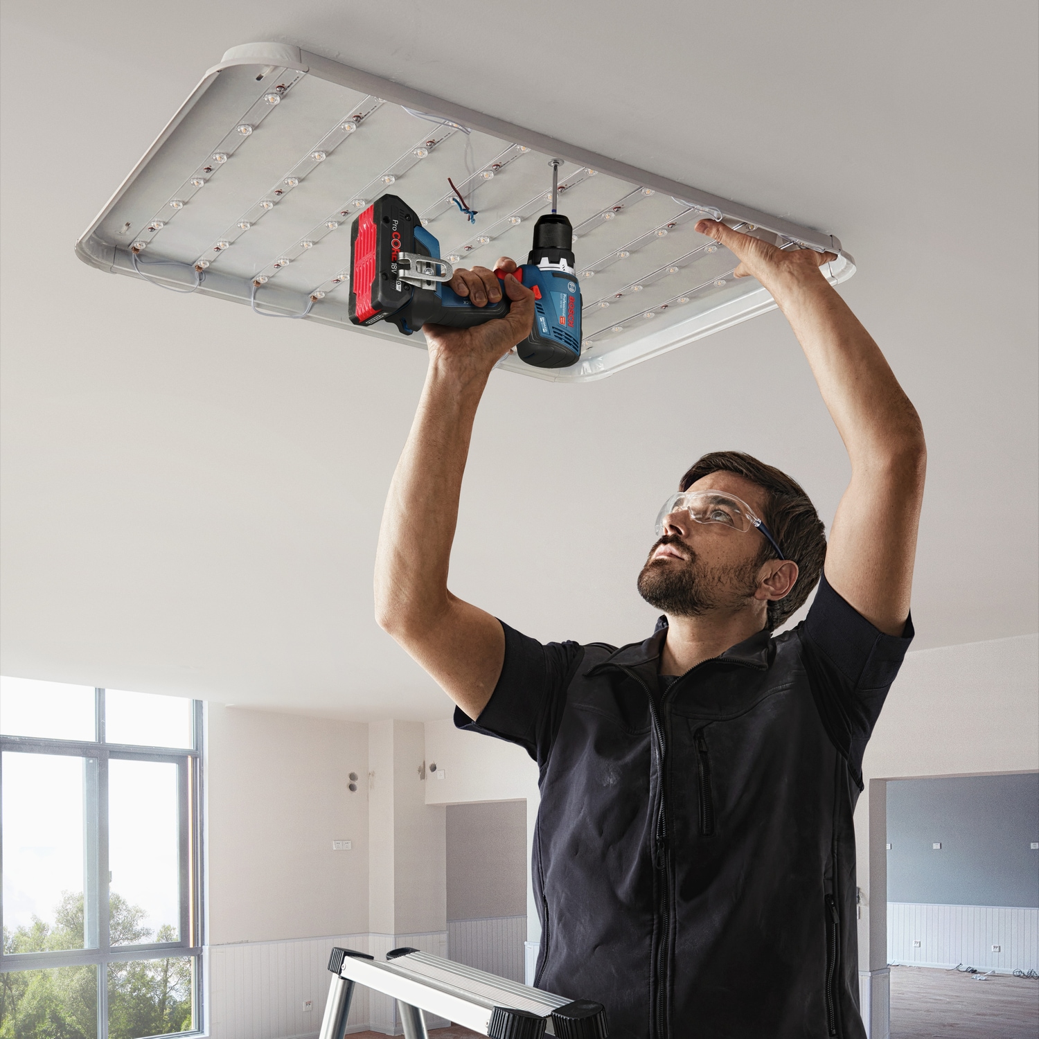 Bosch Professional Akku-Bohrschrauber »»GSR 18V-65««, Inkl. 2x Akku GBA 18V 5,0Ah, in L-BOXX 136