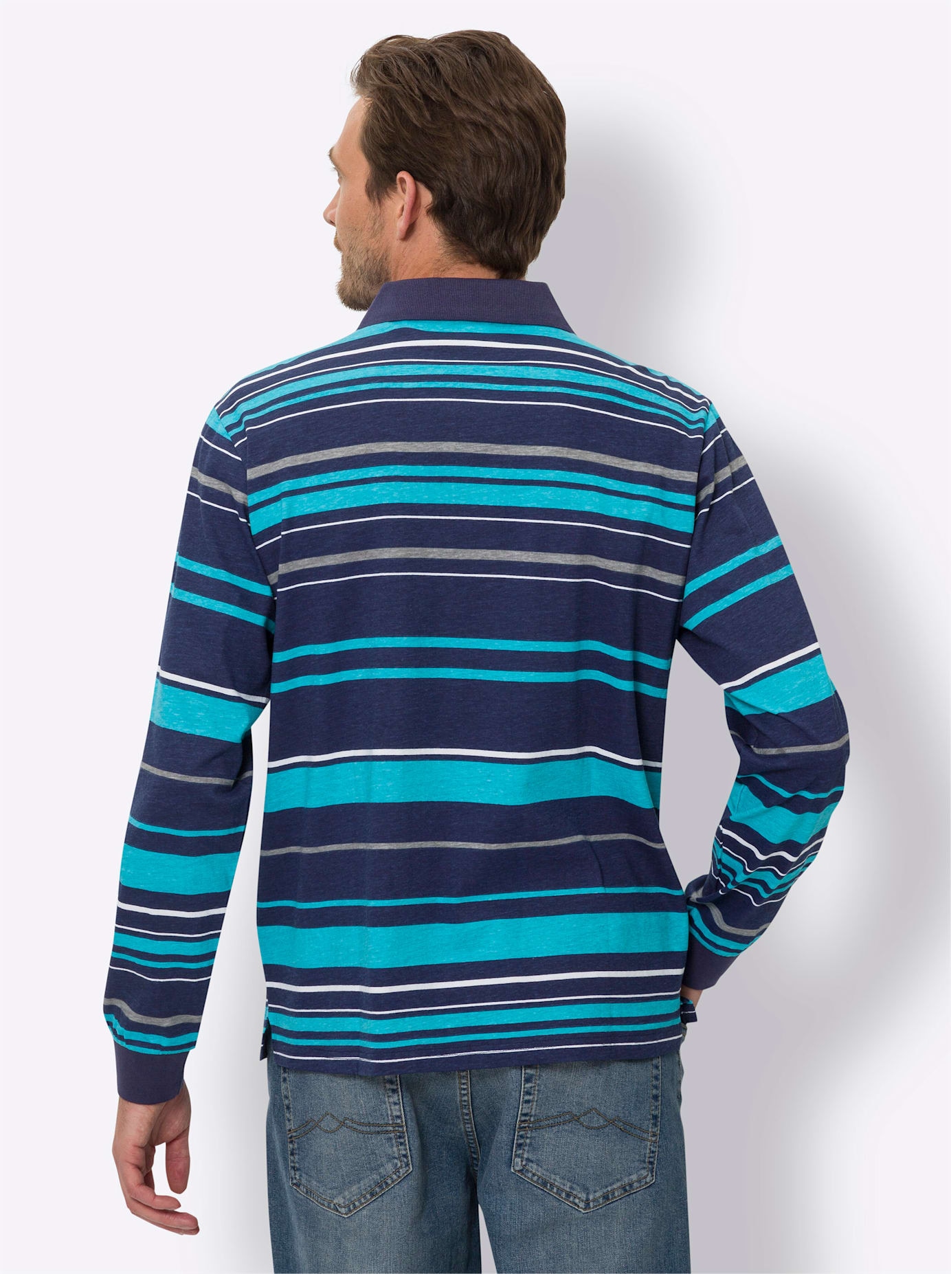 Classic Poloshirt »Langarm-Poloshirt«, (1 tlg.)