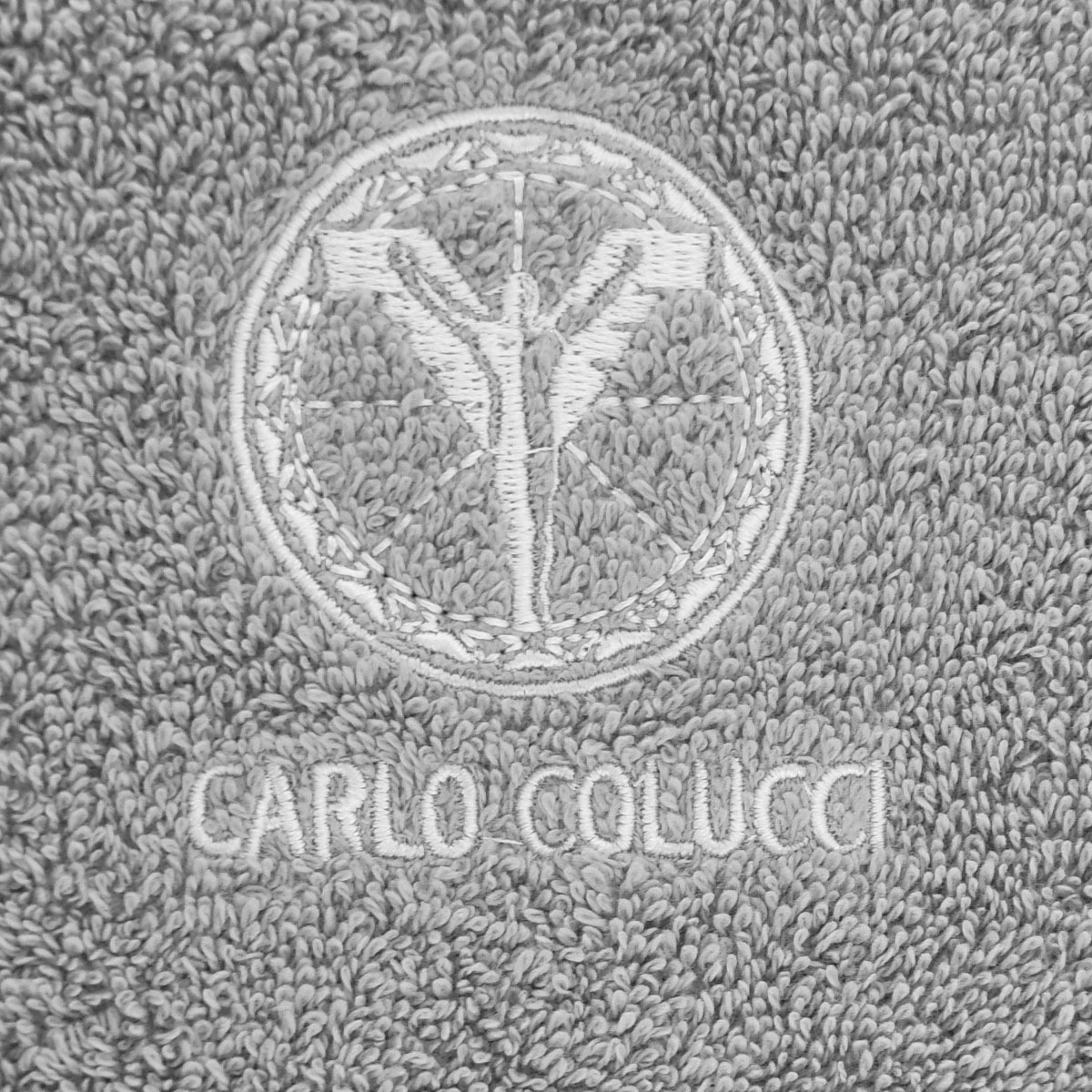 CARLO COLUCCI Handtücher »Sandro«, (4 St., 4er Set Handtücher 50 x 100 cm), mit Logo-Stickerei