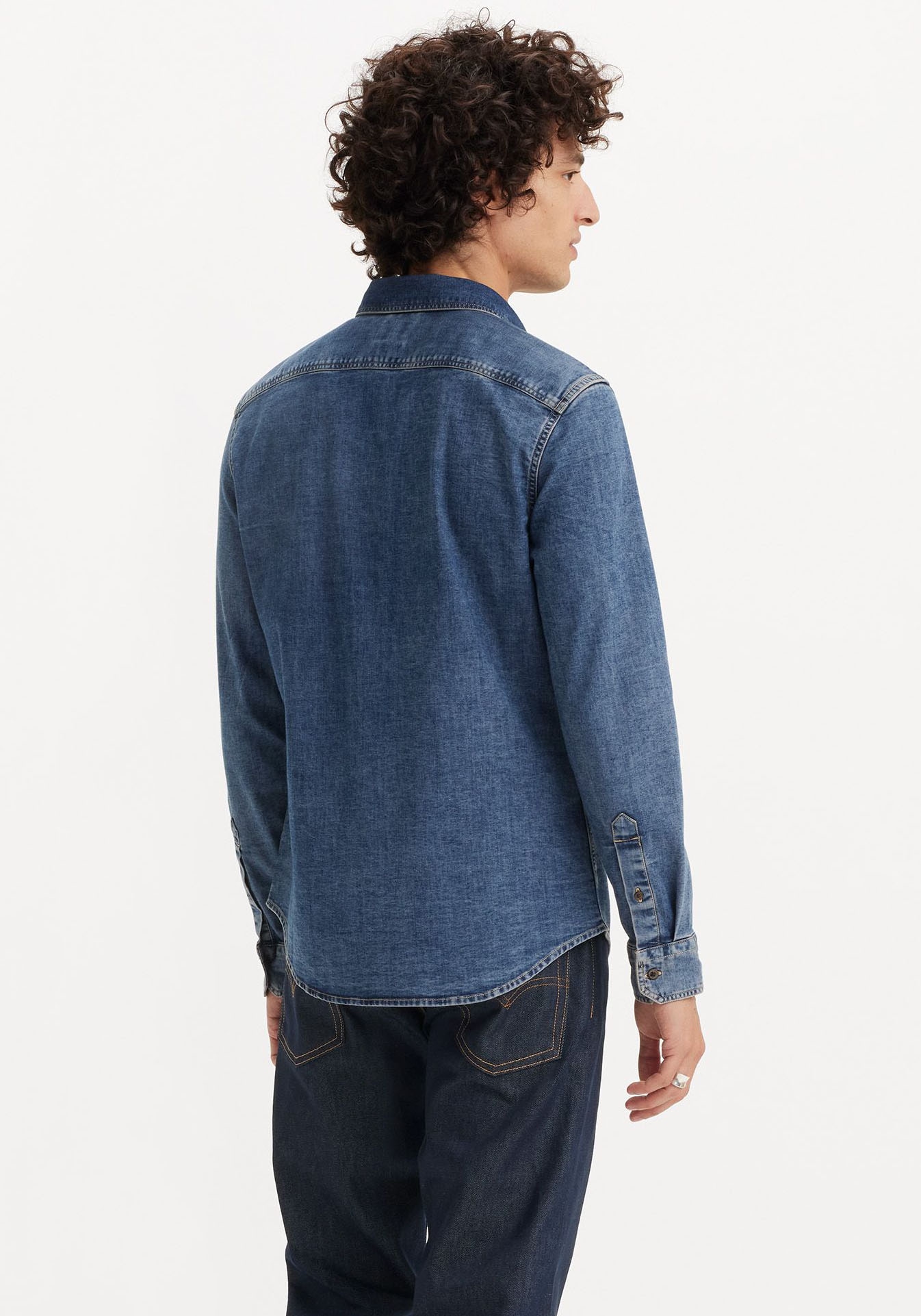 Levi's® Jeanshemd »LS BATTERY HM SHIRT SLIM«, aus pflegeleichtem Baumwollmix