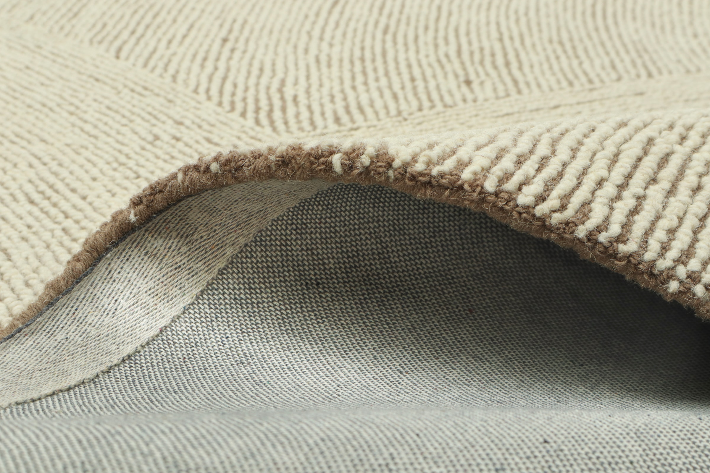 OTTO home Wollteppich »Liviaa, handgewebt, Wolle« rechteckig 18 mm Höhe Zen, Skandi, Hygge, Natur, Wohnzimmer, Schlafzimmer, Esszimmer