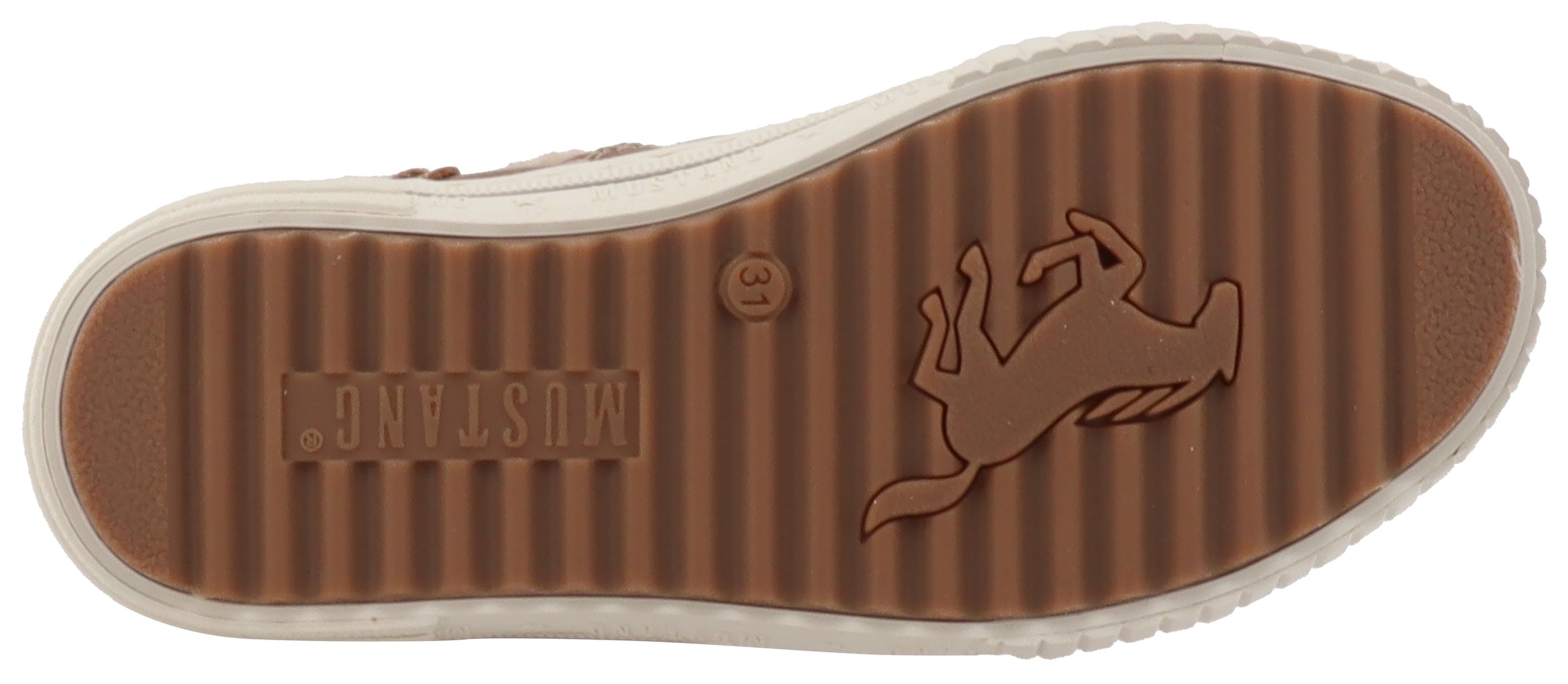 Mustang Shoes Winterboots »Ezio«  High Top Sneaker, Schnürboots mit Reißverschluss