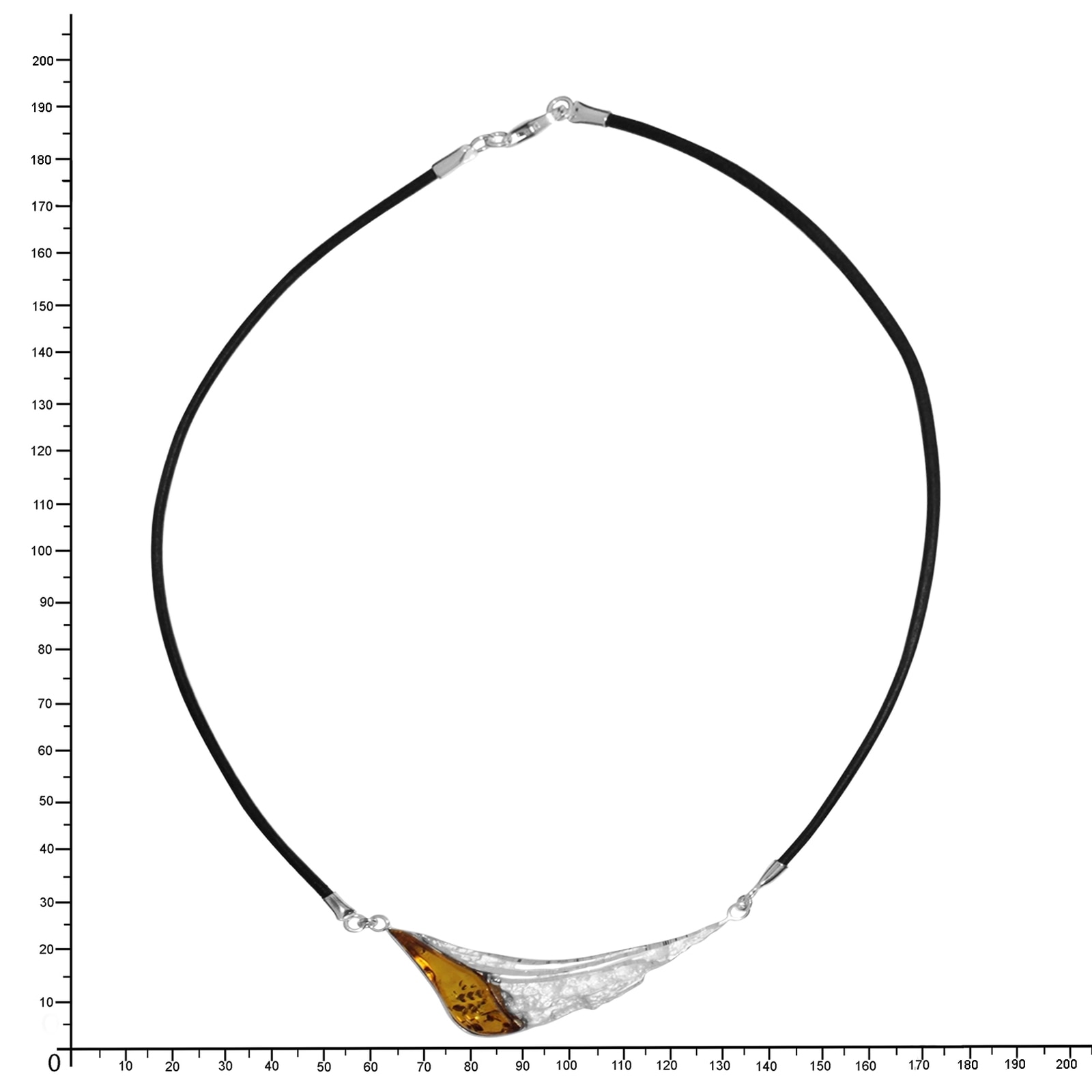 OSTSEE-SCHMUCK Collier »- Miranda - Silber 925/000 - Bernstein«