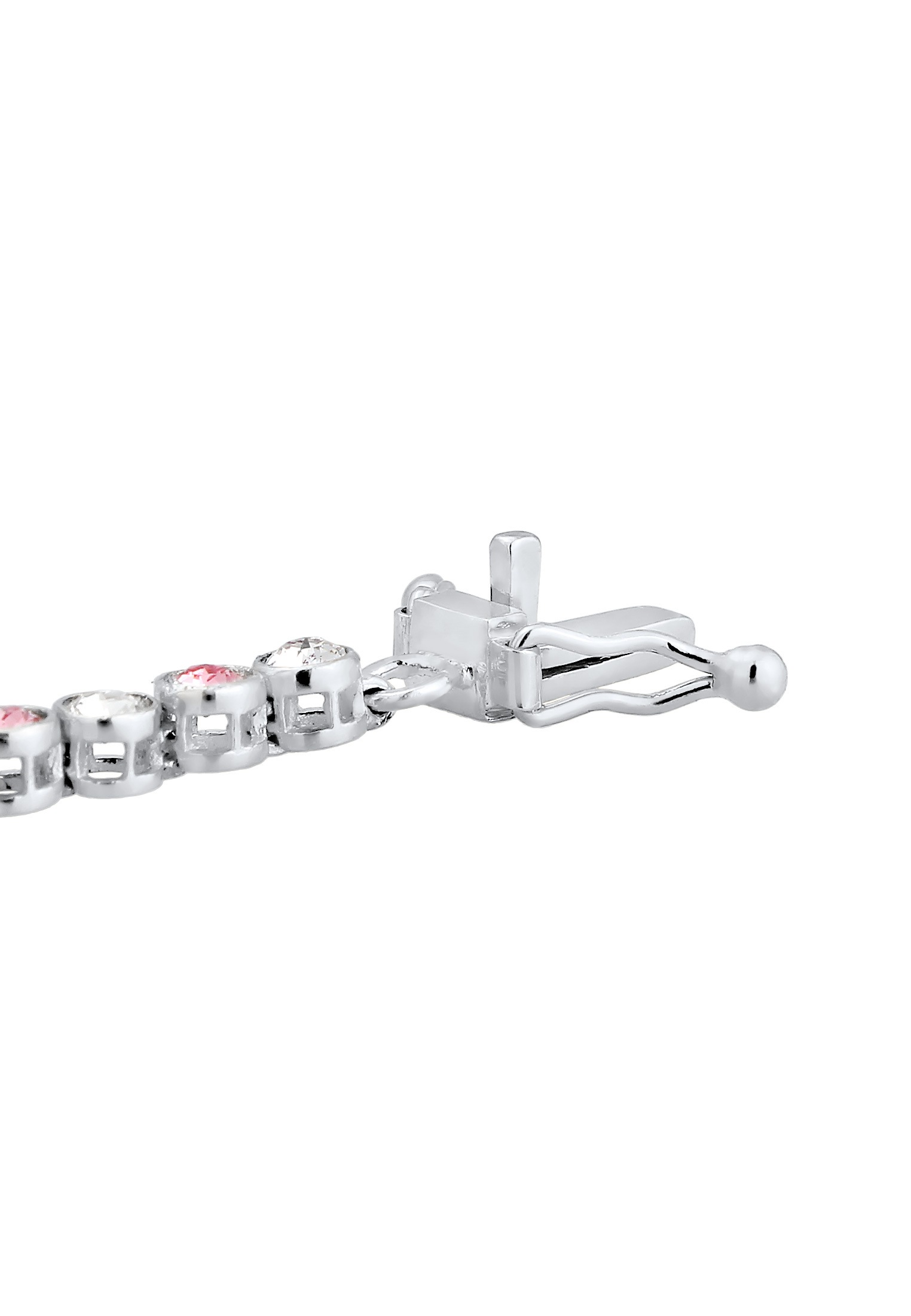 Elli Premium Armkette »Armband Tennisarmband Rose 925 Sterling Silber, mit Kristallen von Swarovski®«