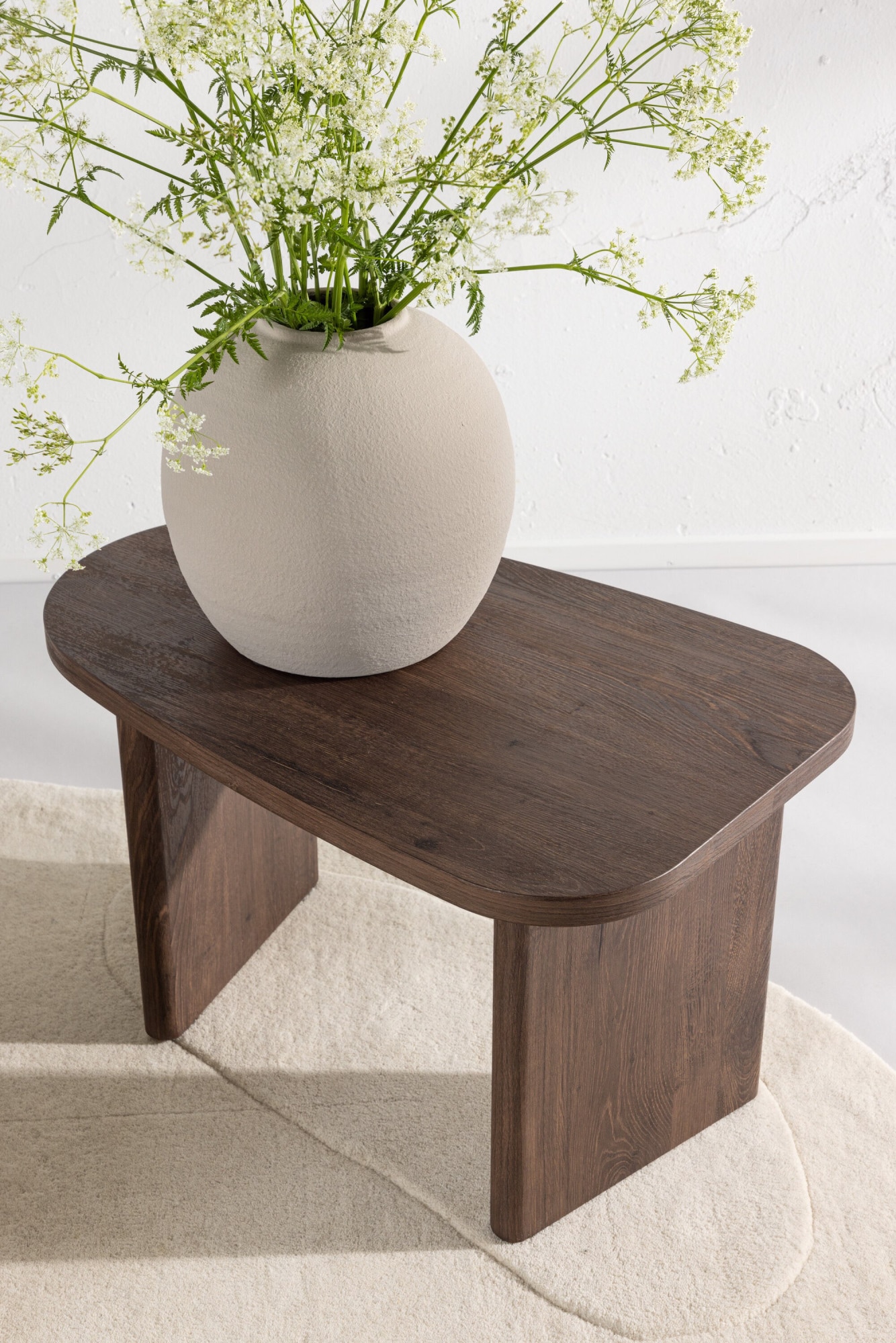 Venture Home Couchtisch »Grönvik, ovaler Beistelltisch, modern & vielseitig, 70 × 45 cm« Sofatisch, MDF, Mustermotiv, kompakt, dekorativ, modern