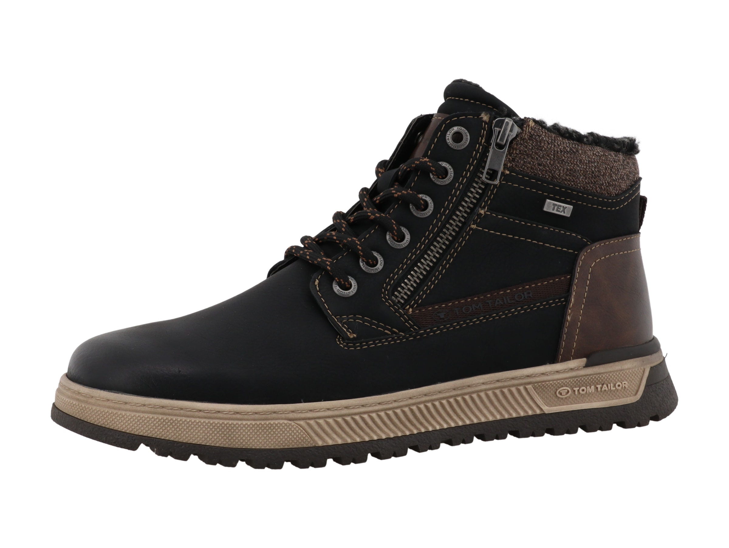 TOM TAILOR Winterboots  Schnürboots, Winterboots mit Reißverschluss