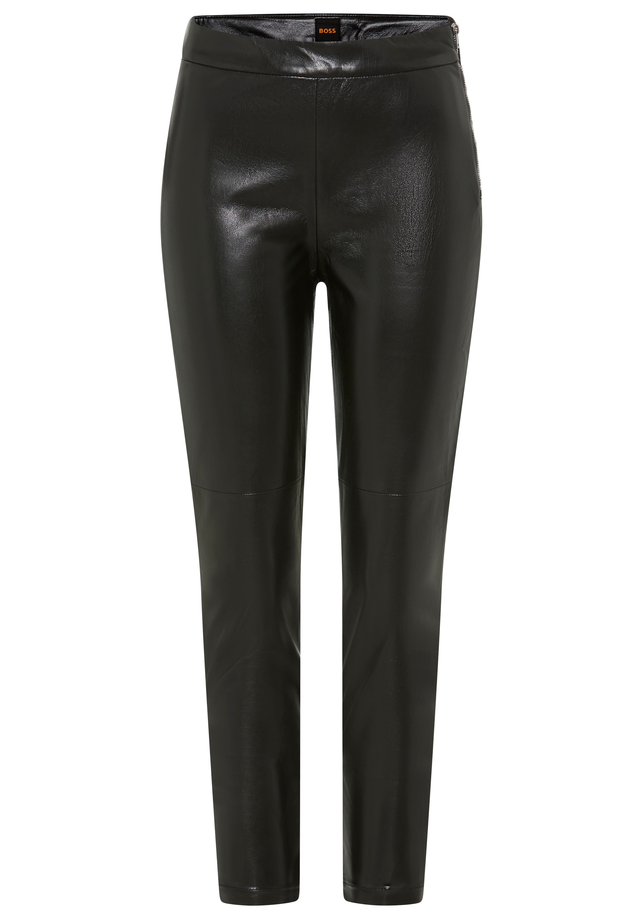 BOSS ORANGE Leggings »Taskin Premium Damenmode«  Slim Fit in Lederoptik