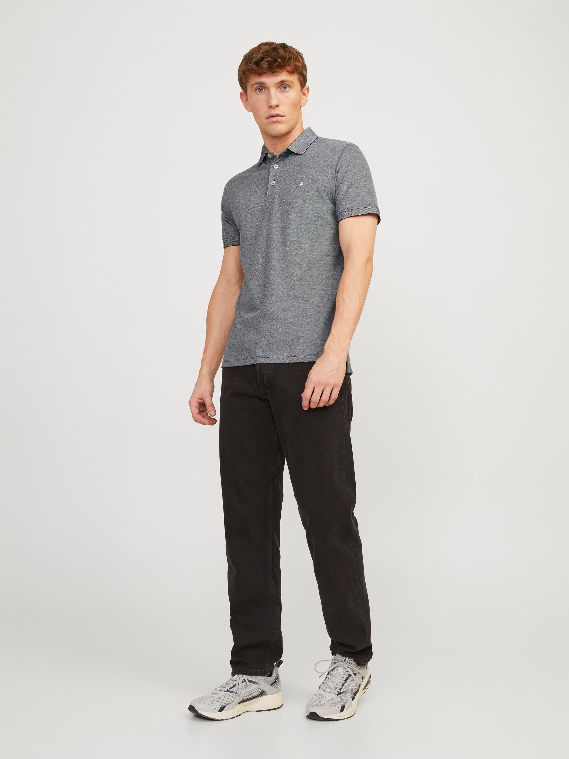 Jack & Jones Poloshirt »JJEPAULOS POLO SS NOOS«, mit Logo Stickerei