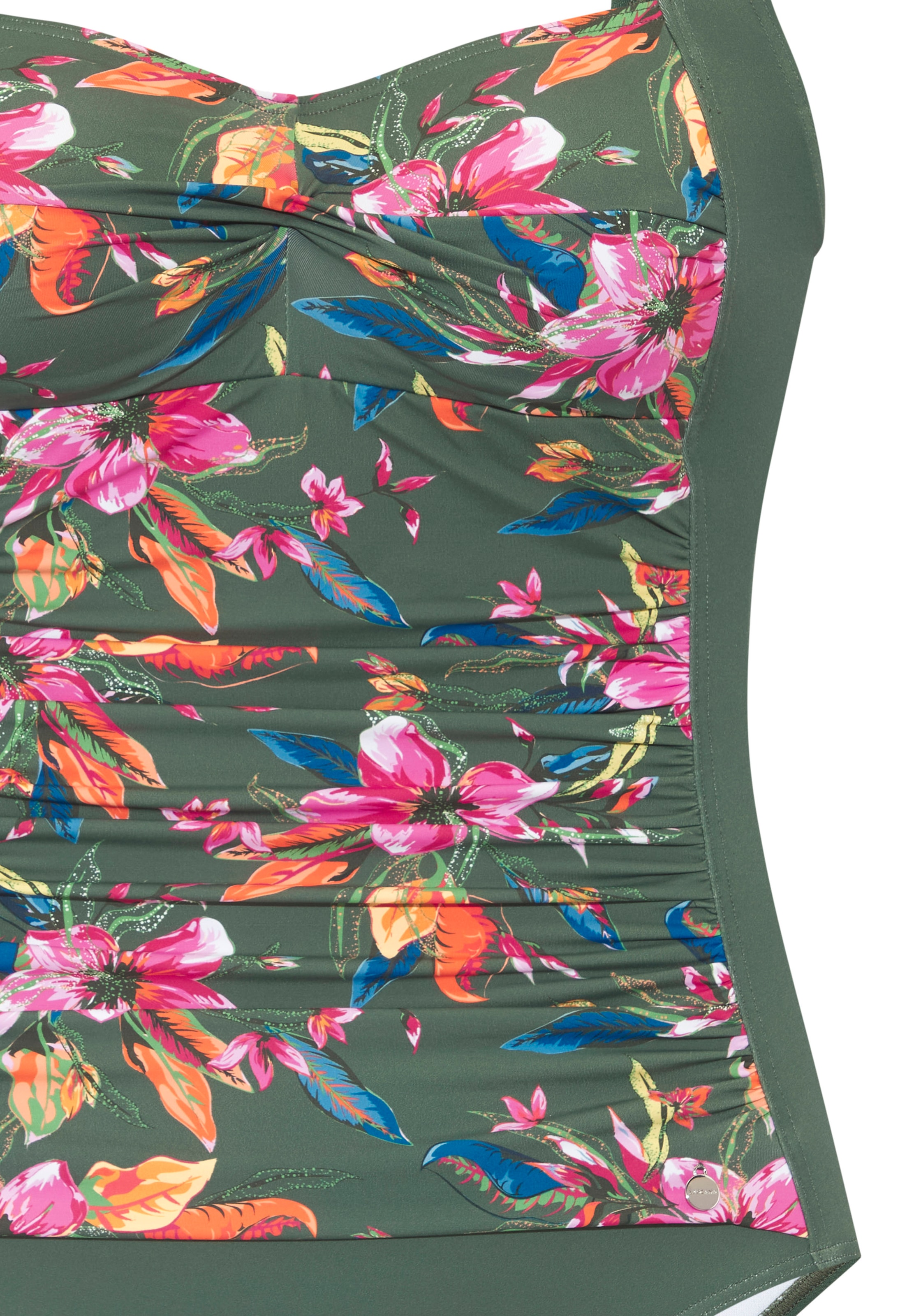 LASCANA Badeanzug »Malia« mit tropischem Print und Shaping-Effekt