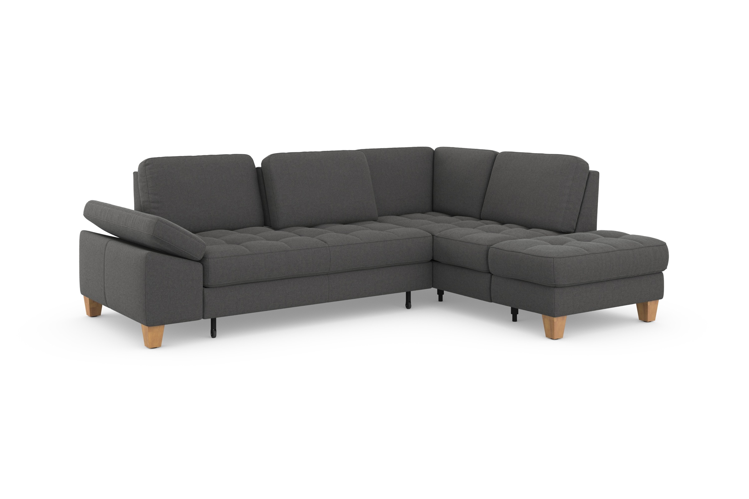 sit&more Ecksofa »Westham L-Form«, mit Ottomane, mit oder ohne Bettfunktion, Bettkasten, Verstellung