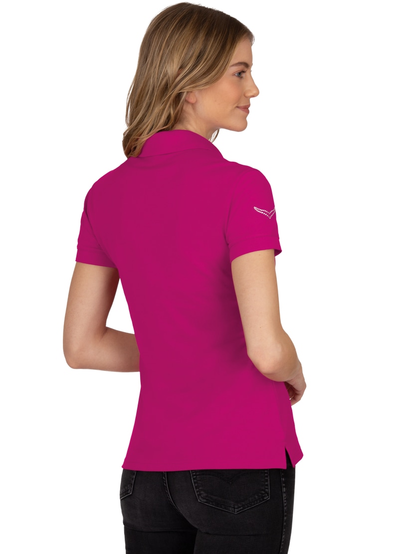 Trigema Poloshirt »TRIGEMA Poloshirt mit Kristallsteinen«, (1 tlg.)