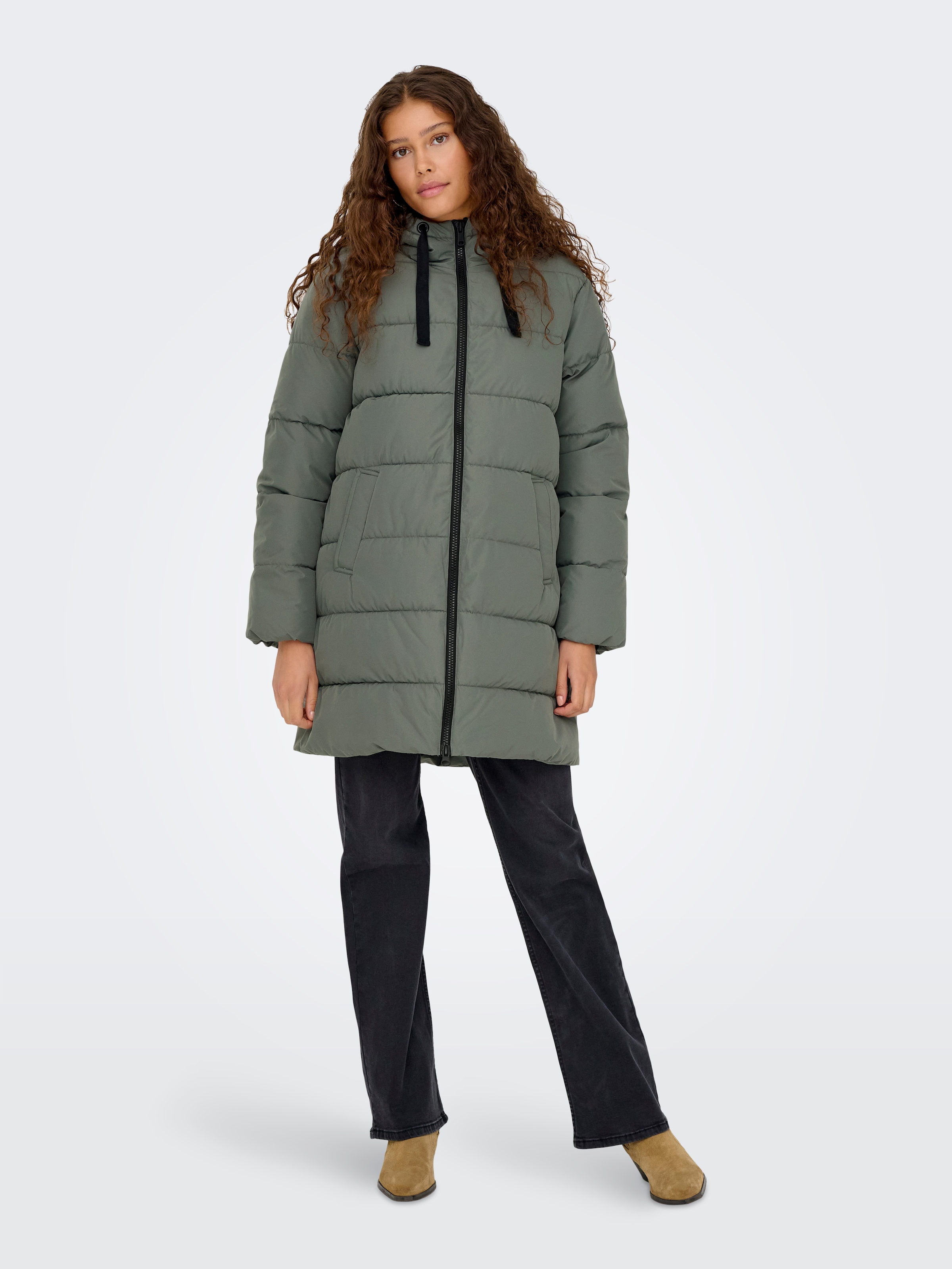 ONLY Steppmantel »ONLCLAIR PUFFER HOOD COAT OTW CC«