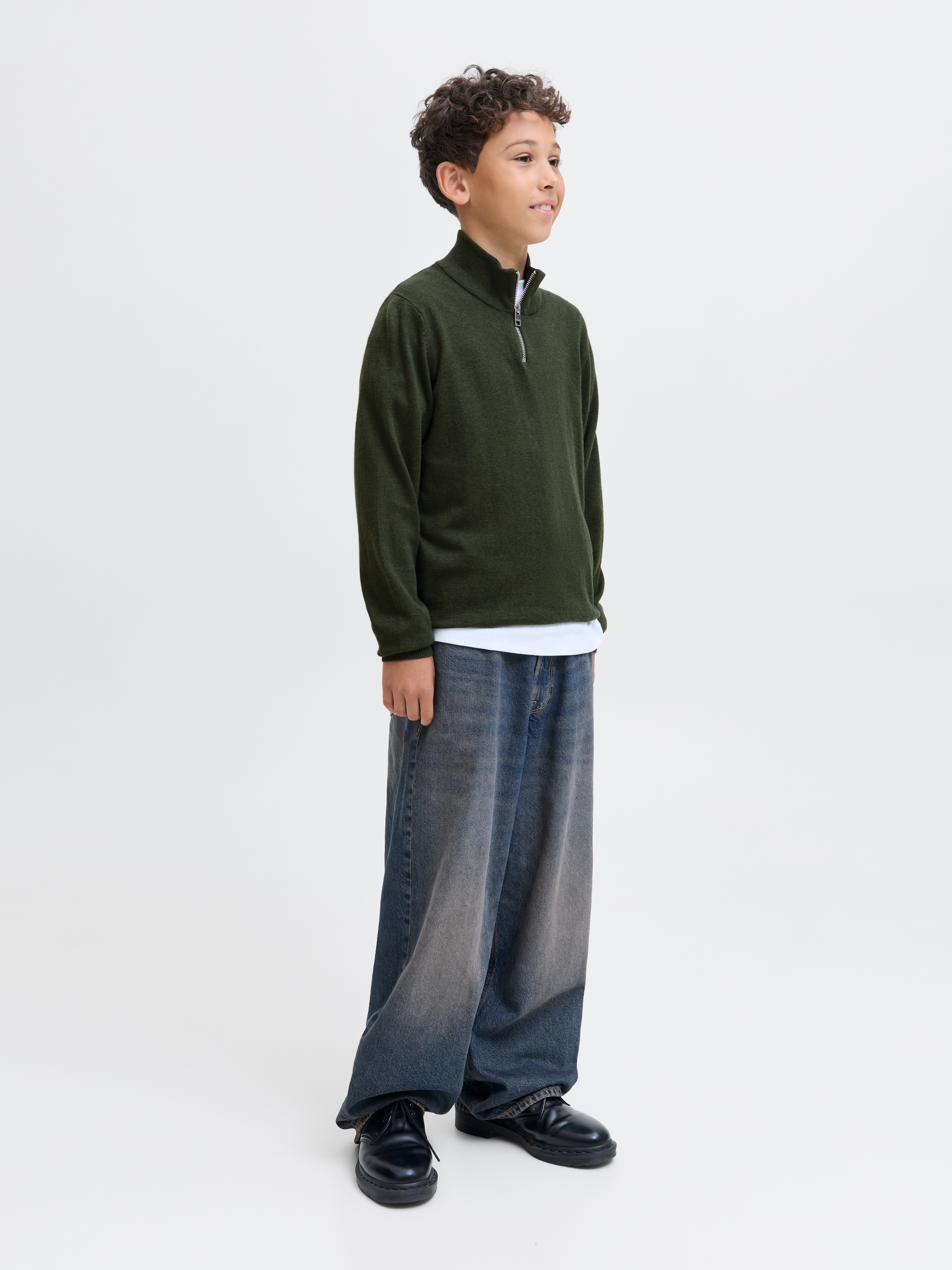 Jack & Jones Junior Troyer »JJEEMIL KNIT HALF ZIP NOOS JNR«