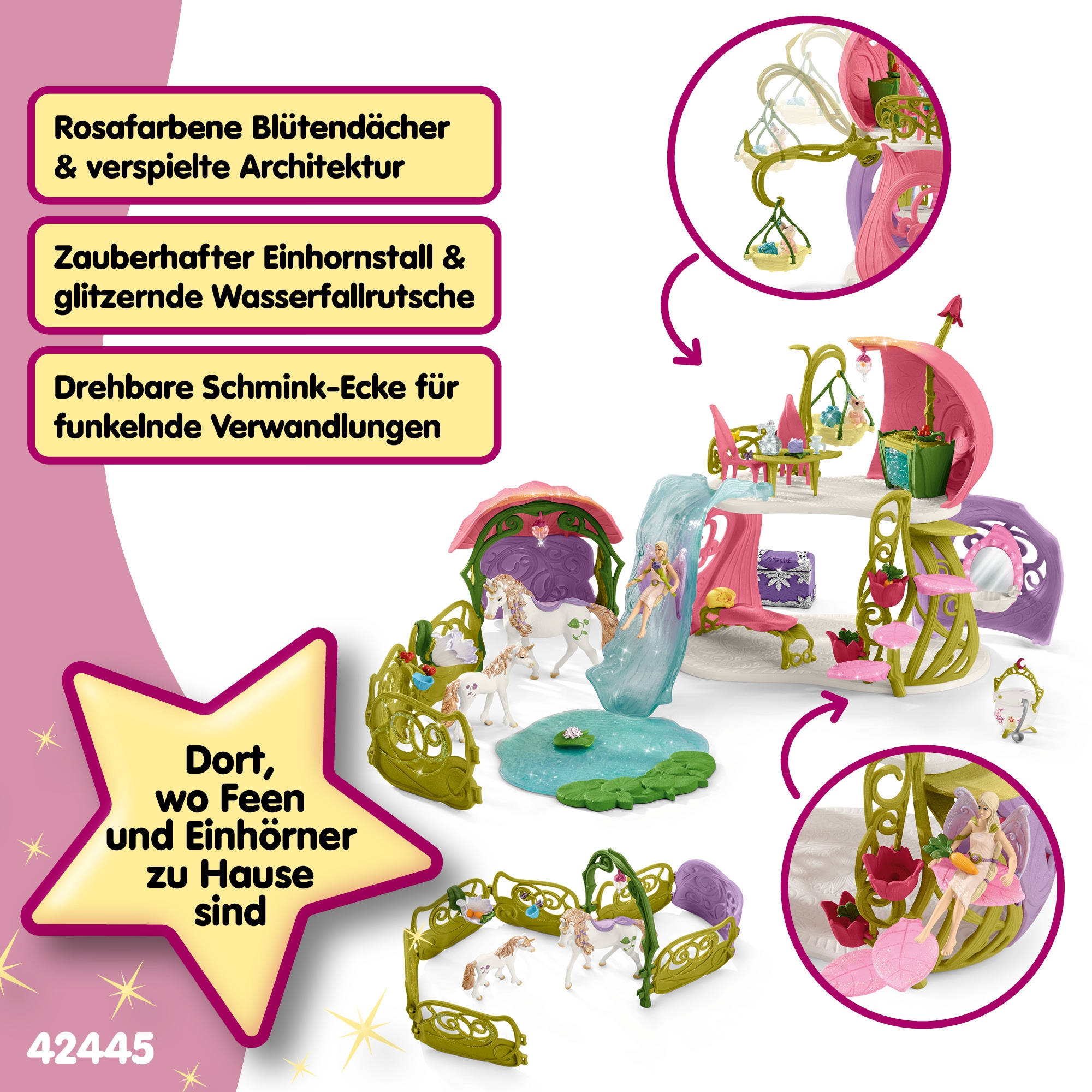 Schleich® Spielwelt »BAYALA®, Glitzerndes Blütenhaus (42445)«