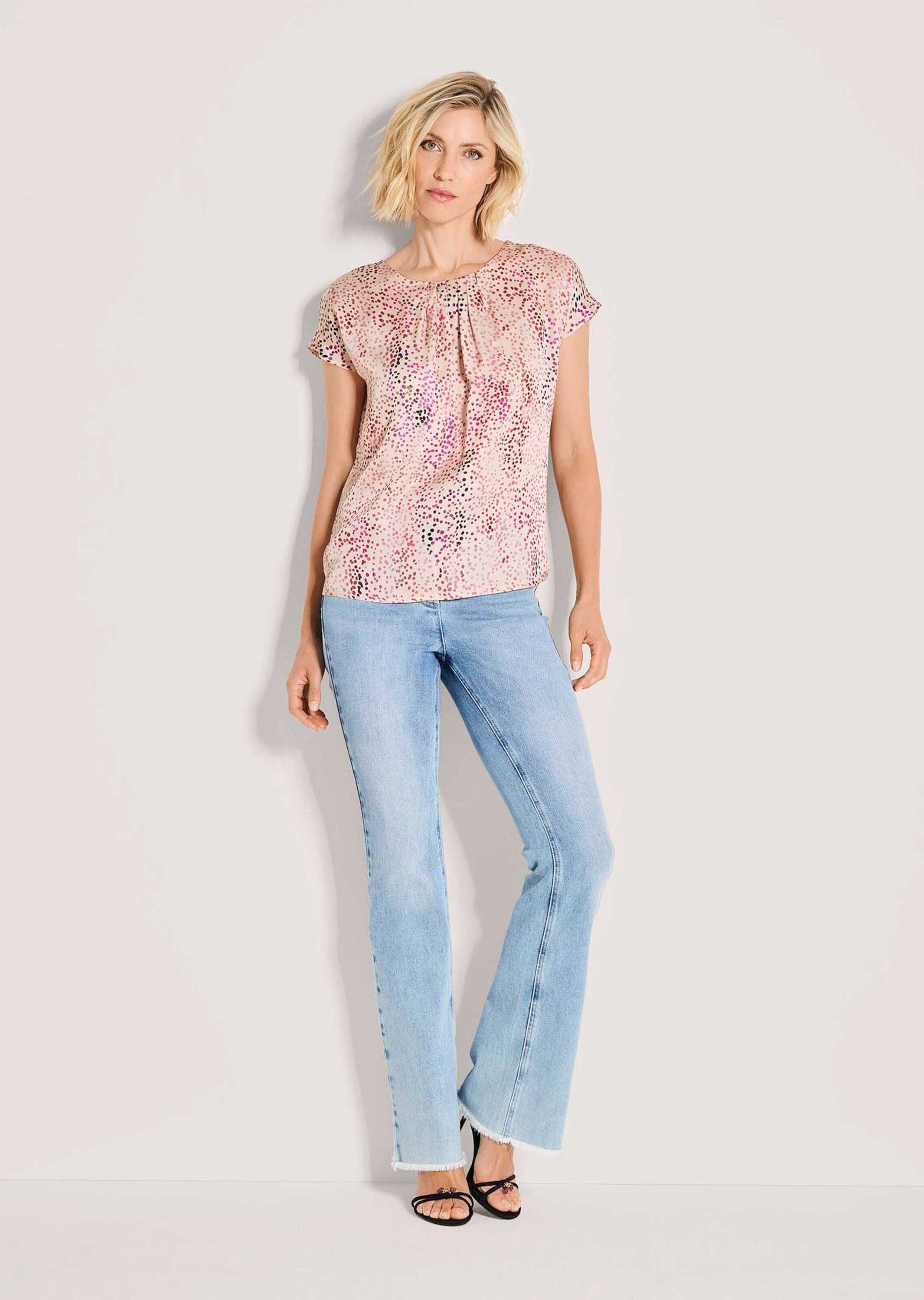 MADELEINE Shirtbluse »Blusenshirt Druckbluse mit Tupfenmuster«