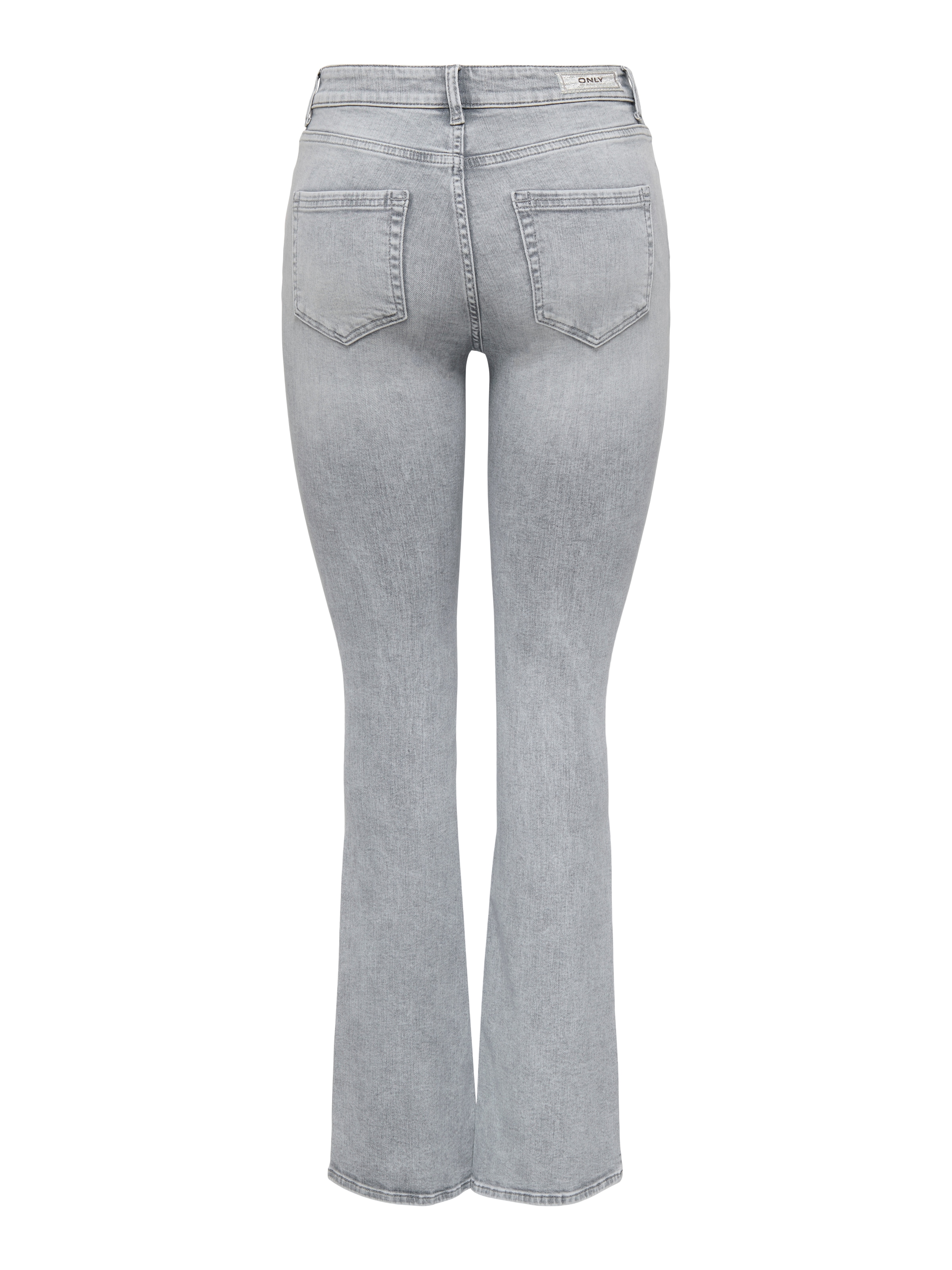 ONLY Bootcut-Jeans »ONLBLUSH MID WAIST FLARED DNM REA1099« mit dezentem Used-Look