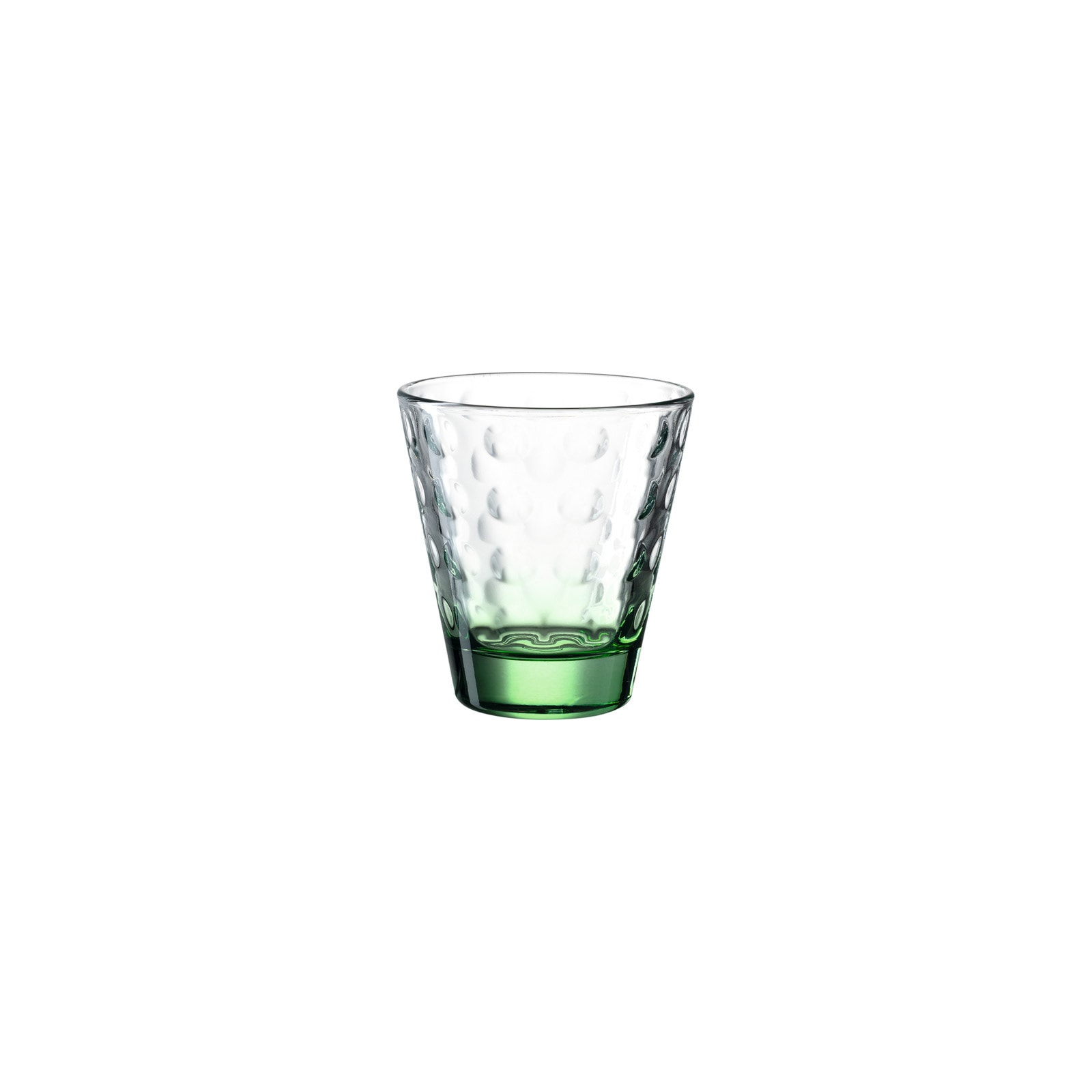 LEONARDO Glas »Trinkgläser Optic 215 ml 6er Set bunt« Ideal für den Alltag, spülmaschinengeeignet,