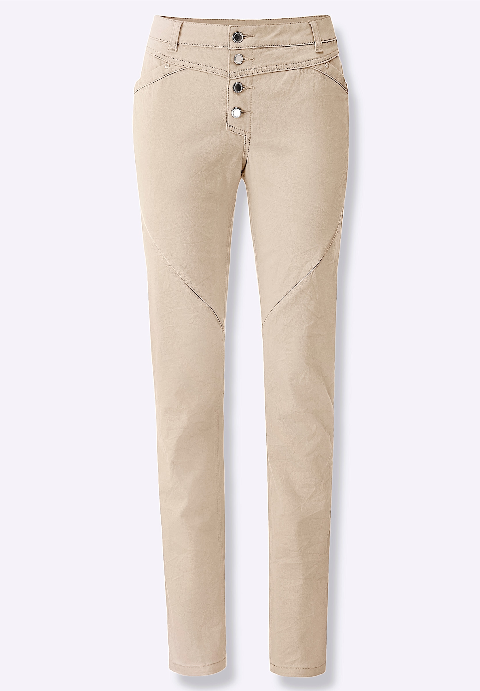 Witt Bequeme Jeans »Jeans Jeans mit Knopfleiste statt Reißverschluss«
