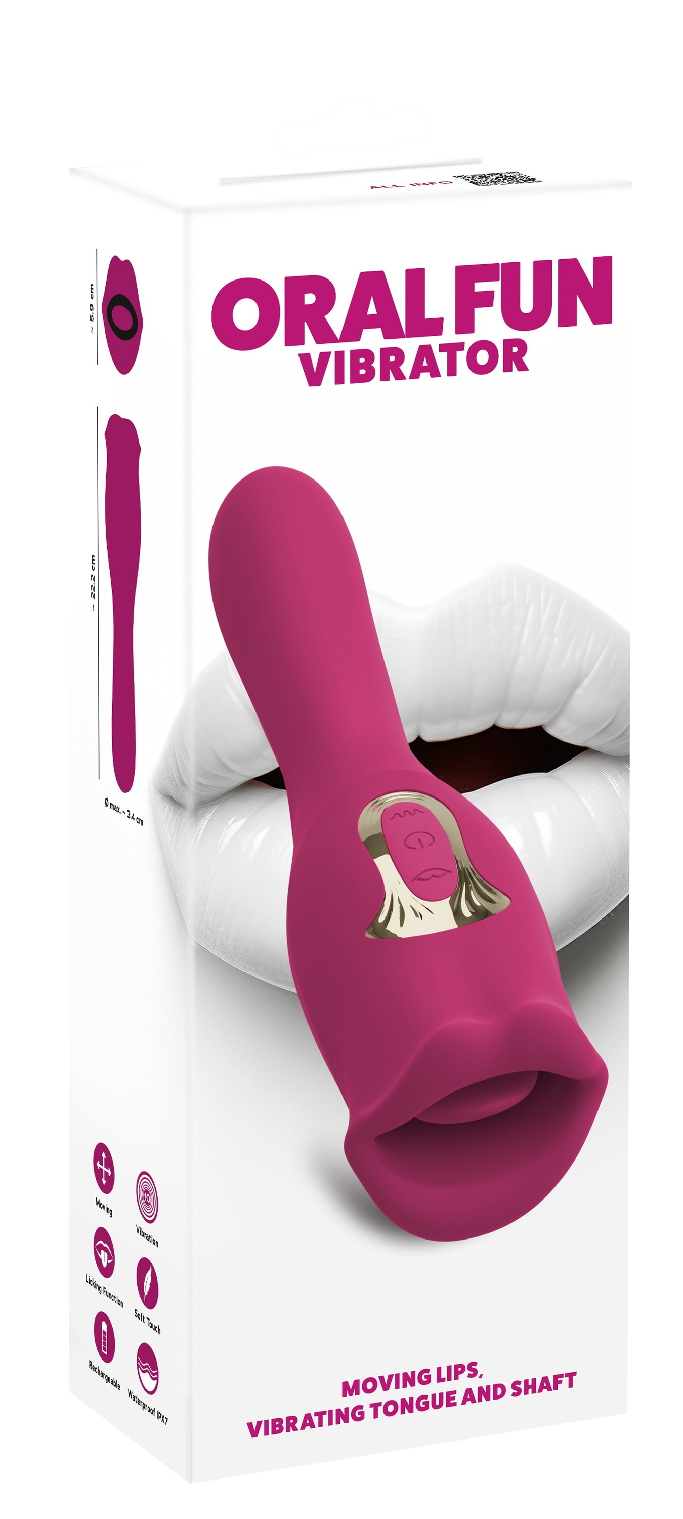 You2Toys Vibrator »Vibrator Oral Fun Vibrator«