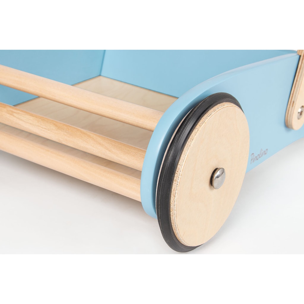 Pinolino® Lauflernwagen »Uli, blau«, aus Holz, Made in Europe