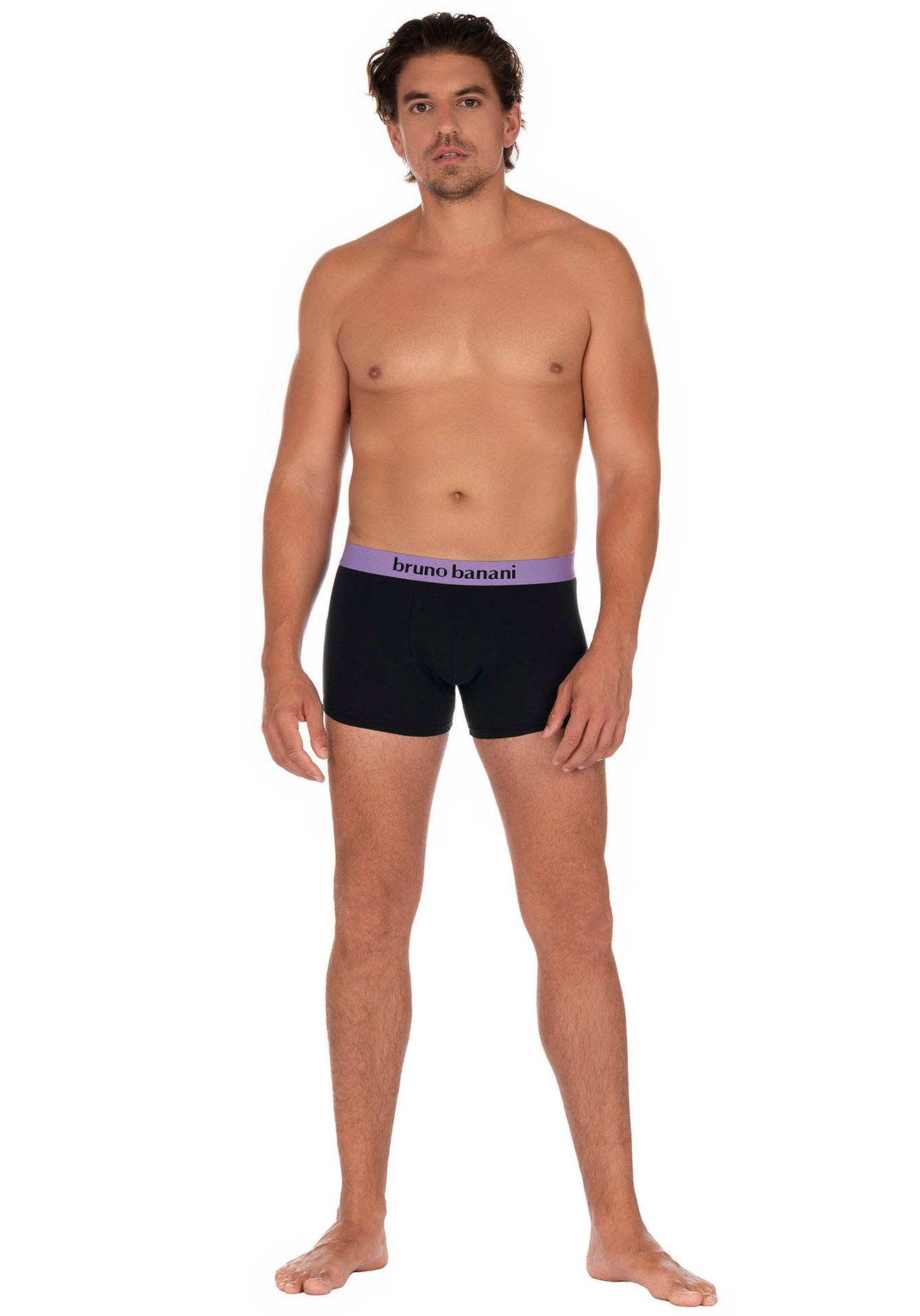 Bruno Banani Boxer, (2er Pack), mit kontrastreichem Logobund