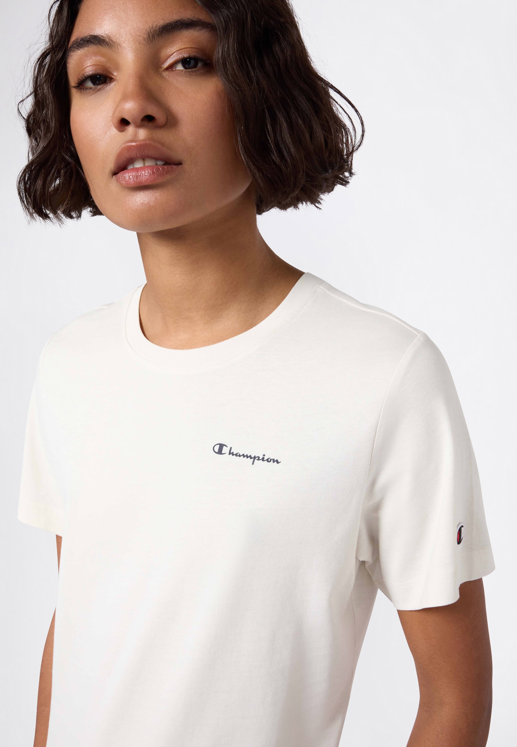 Champion T-Shirt 1 Stk. sportliche Passform, für aktive Freizeitgestaltung, aus Baumwolle