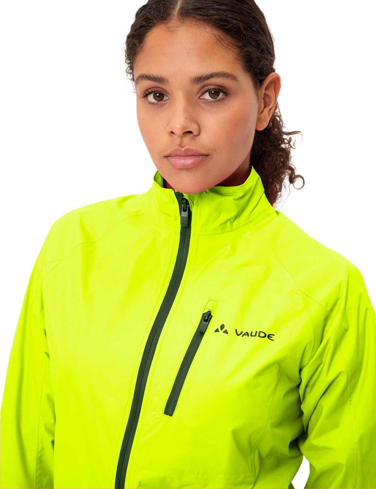 VAUDE Regenjacke »WOMEN'S DROP JACKET III«, ohne Kapuze, mit Brusttasche